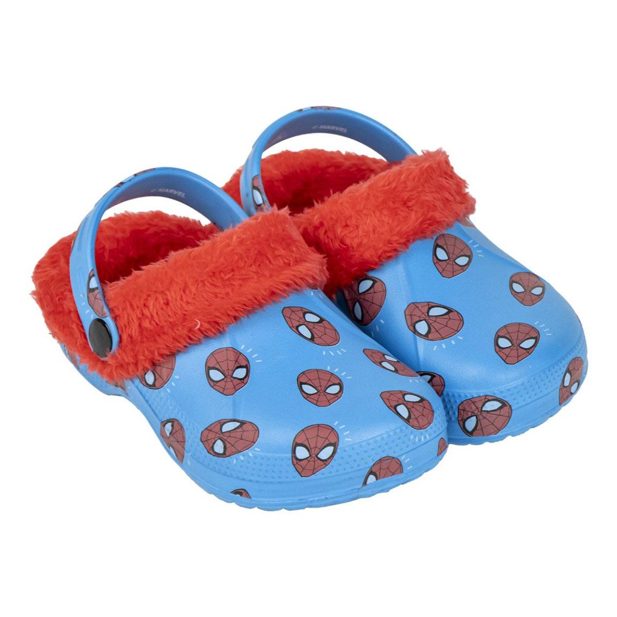 Cerda Spiderman Kinder Hausschuhe Clogs – Fleece gefüttert Clog