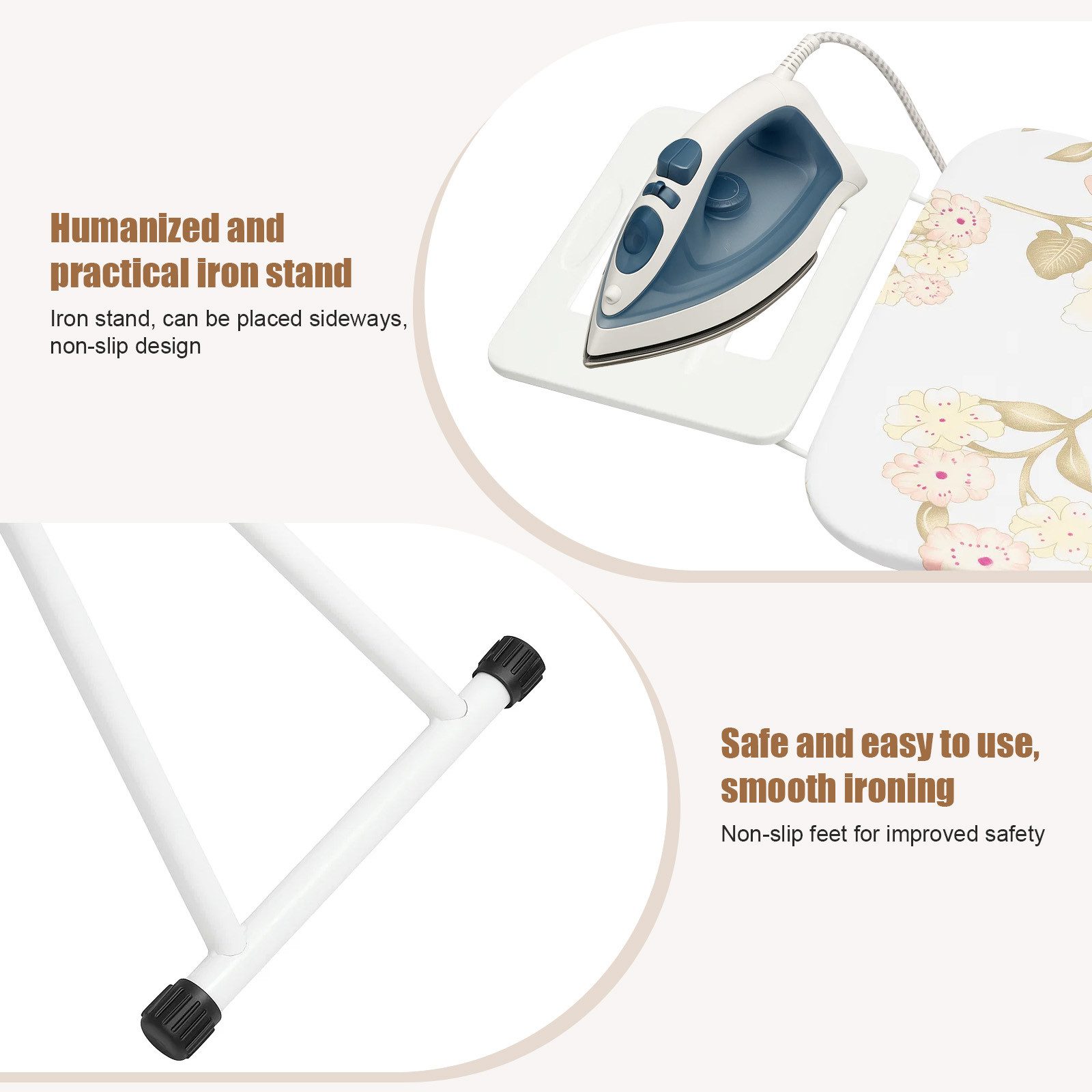 Youyijia Bügelbrettbezug Bügelb 6-Anpassung rutschfesten Gummifüßen Ideal f günstig online kaufen