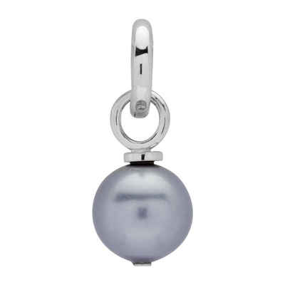 Unique Charm-Einhänger Unique 925 Silber Clipcharm mit Glasperle CC0053