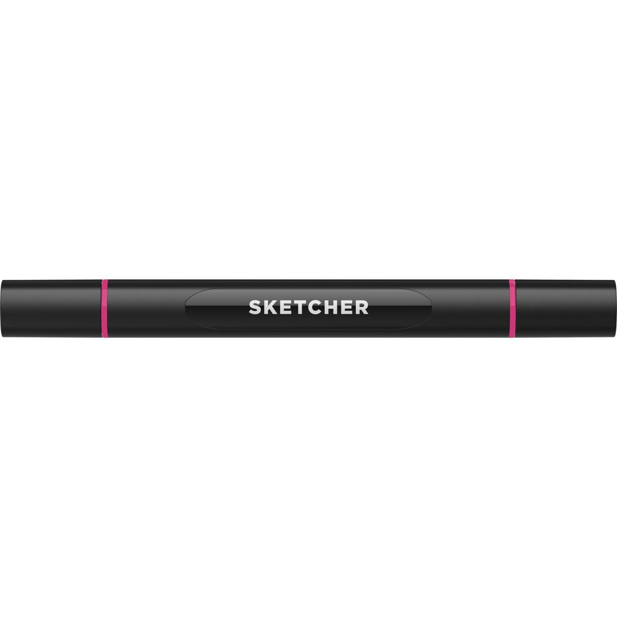 Filzstift Twinmarker Sketcher brush+chisel P 170 schockpink dunkel