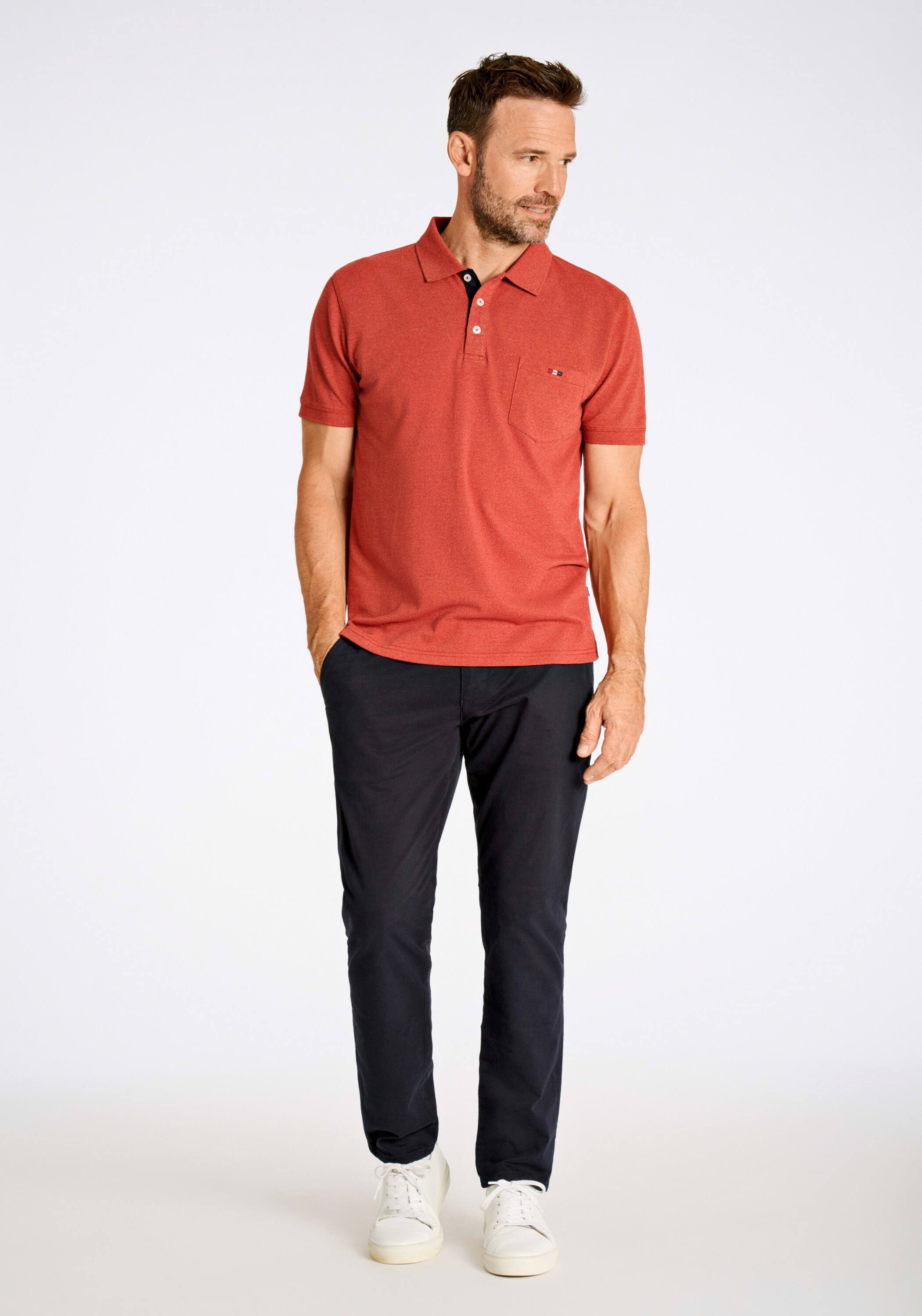 BISON Poloshirt Poloshirt Comfort Fit