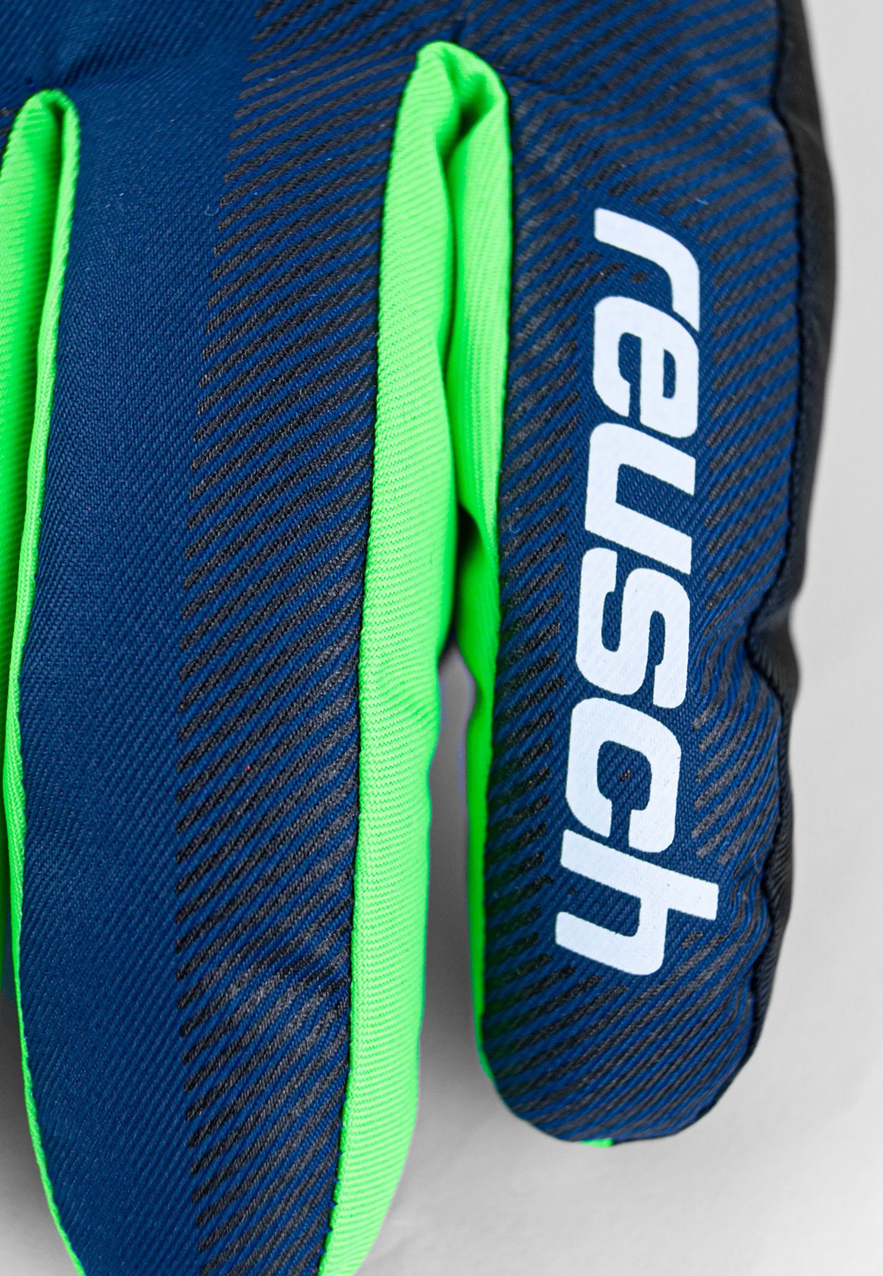sportlichem Design Reusch XT Skihandschuhe Duke in R-TEX Junior blau-schwarz