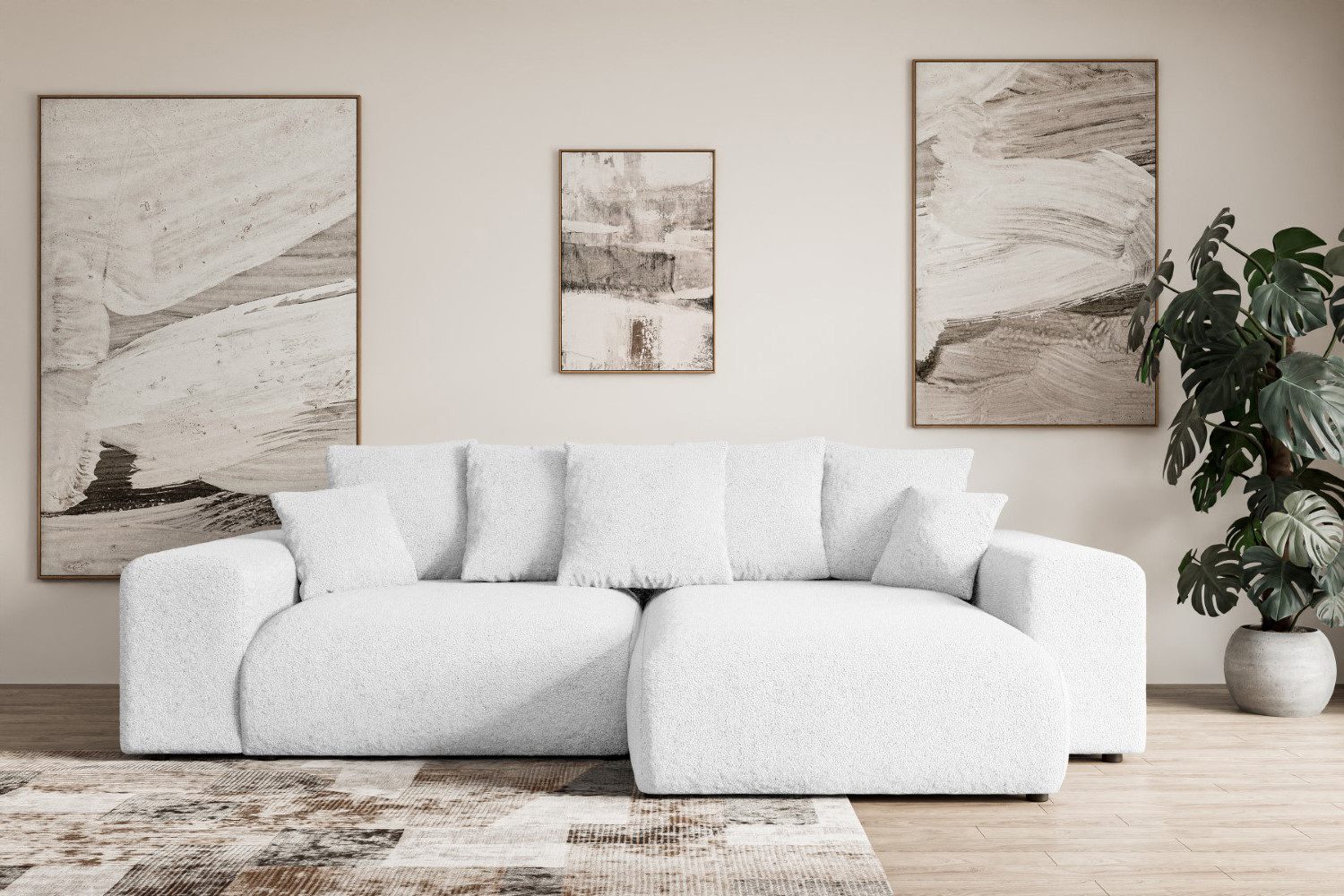 ALTDECOR Ecksofa ESKAR-L, Couch mit Schlaffunktion, günstig online kaufen