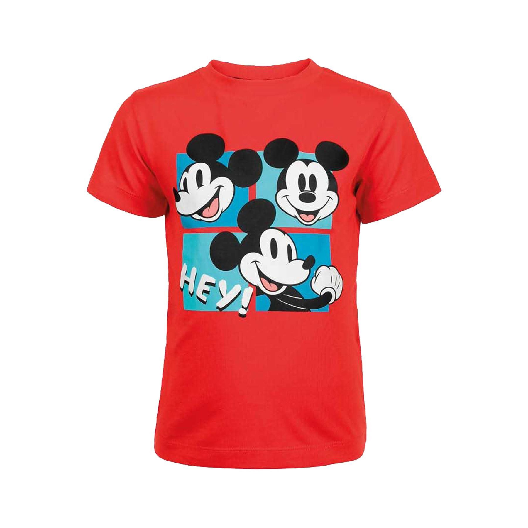 Disney Mickey Mouse T-Shirt Kinder T-Shirt mit ikonischem Mickey Design