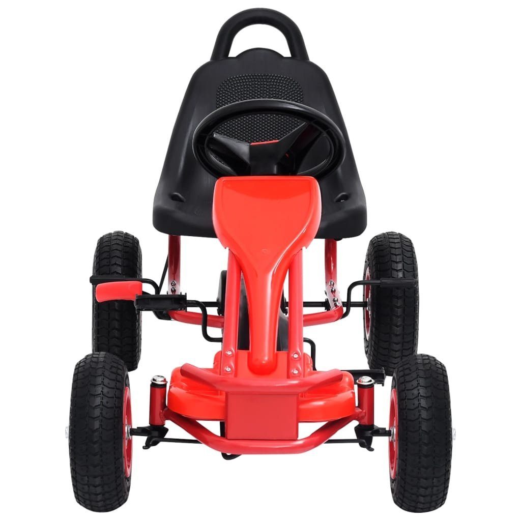 DOTMALL Go-Kart für mit Kinder rot Luftreifen 30kg Go-Kart bis drei ab Jahren, Pedal