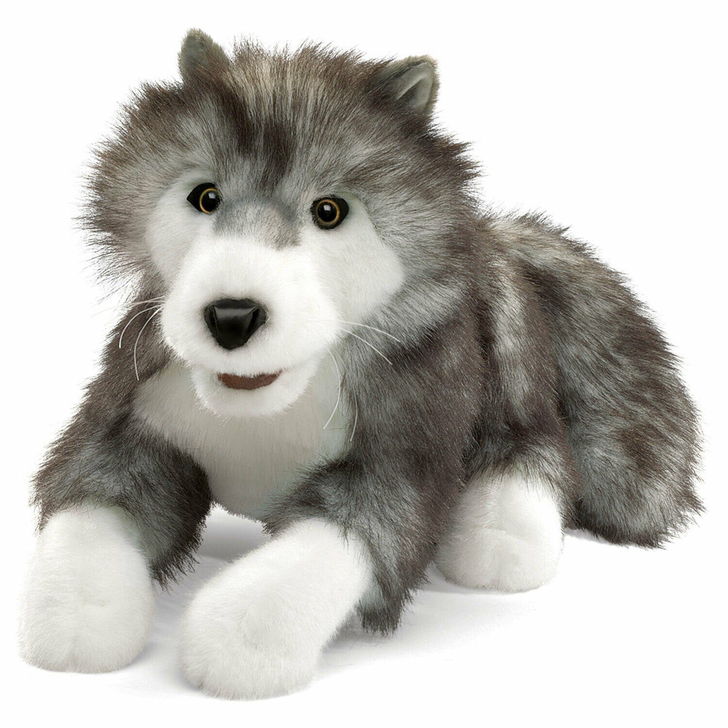 Folkmanis Панч и Джуди Handpuppe Folkmanis Handpuppe Timberwolf 2171 (Packung)