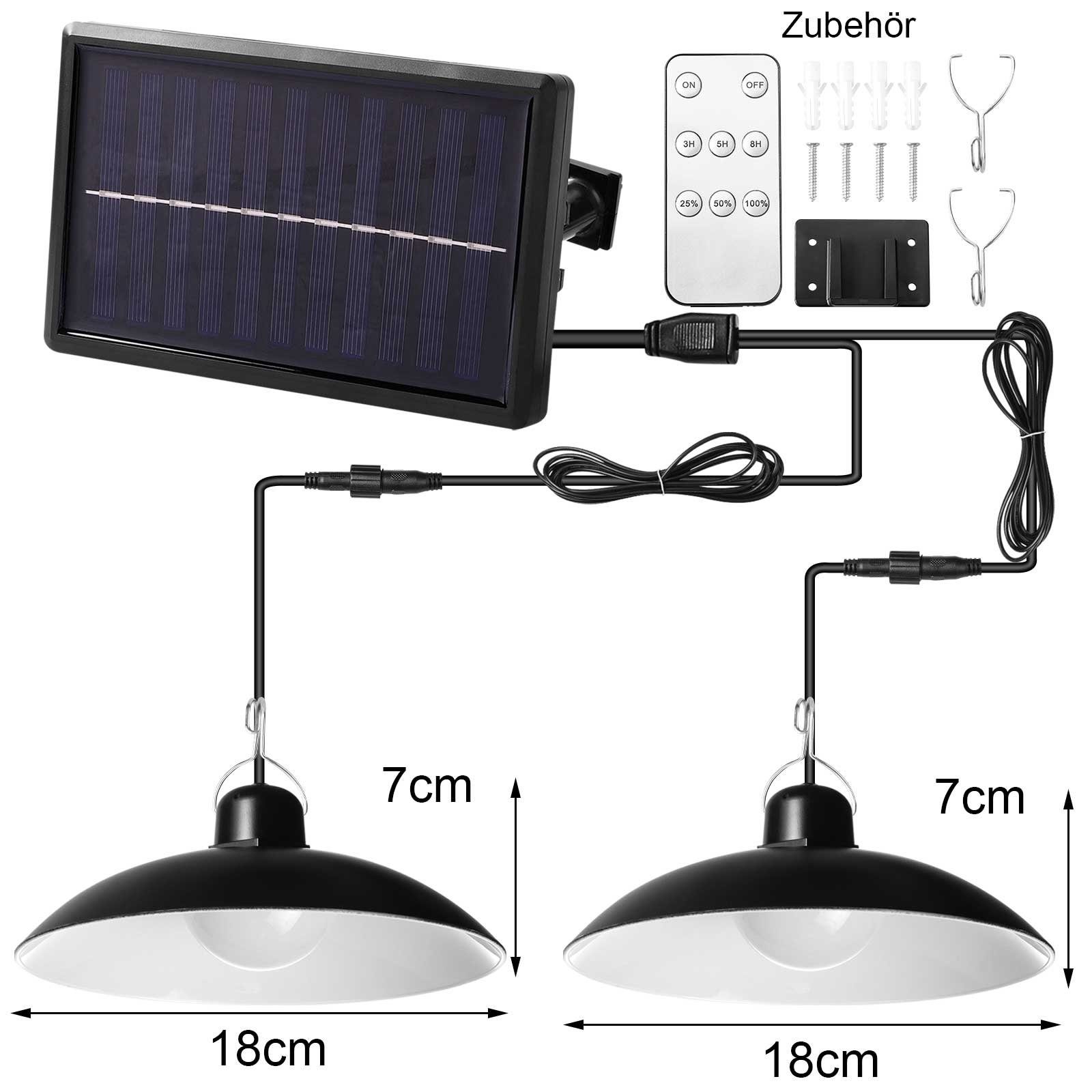 Sunicol LED Solarleuchte 1 Solar panel günstig online kaufen