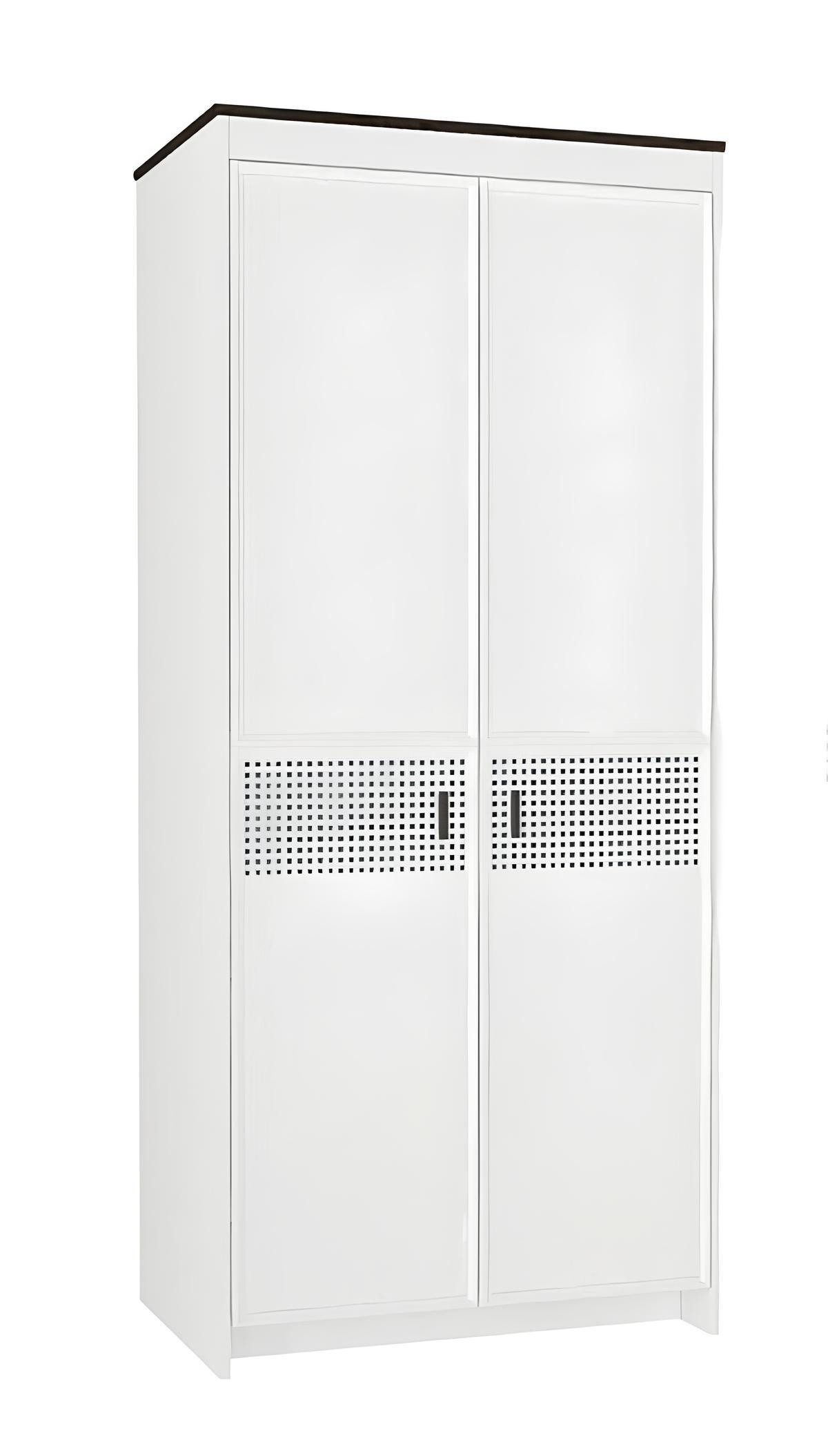 JVmoebel Kleiderschrank Moderner Kleiderschrank aus weißem Holz im luxuriösen Design (Kleiderschrank) Made in Europa