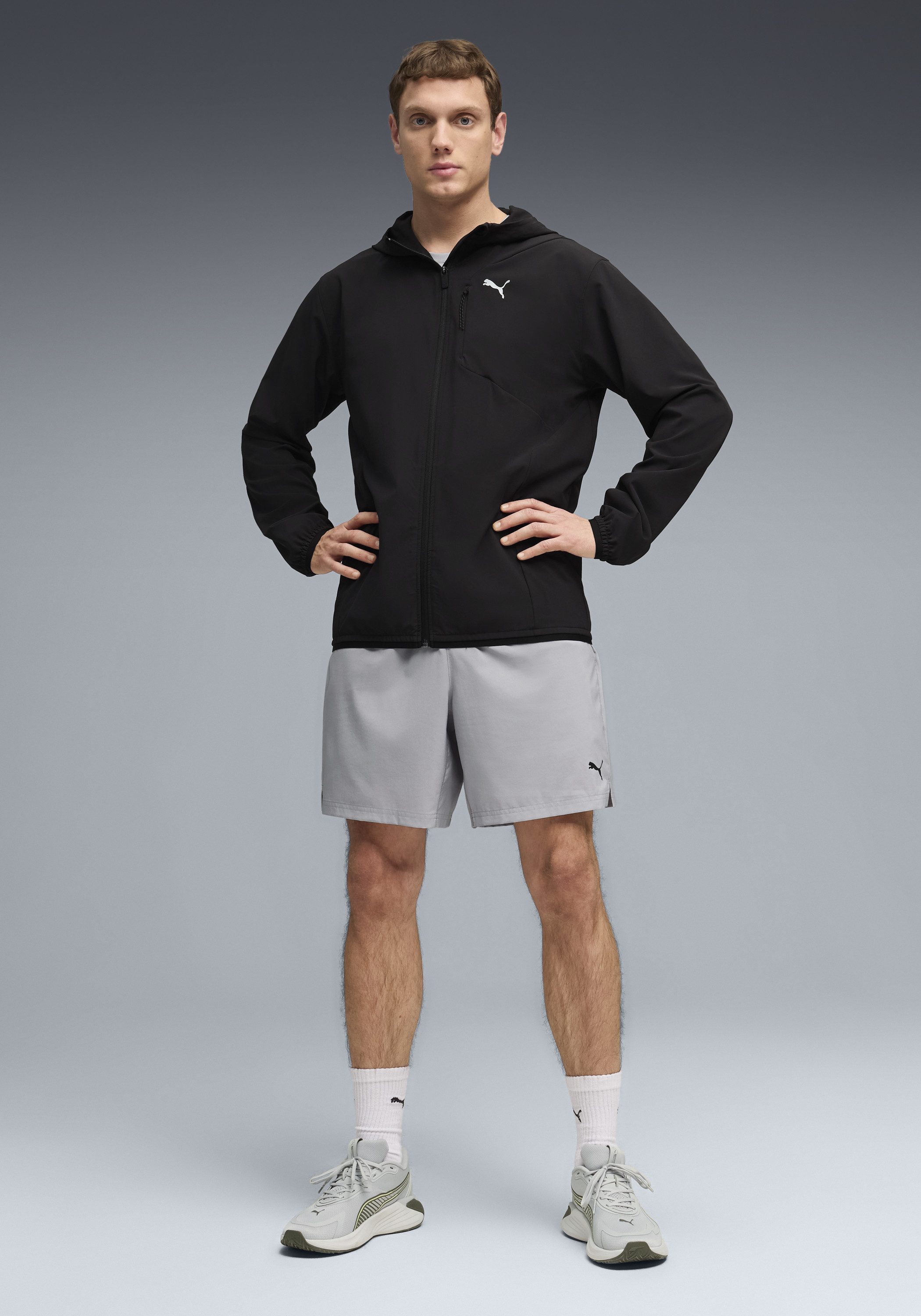 PUMA Kapuzensweatjacke M PWRTRAIN STRETCH WOVEN JACKET mit Kapuze, für Training und sportliche Aktivitäten, Regular Fit – Bild 5 von 5