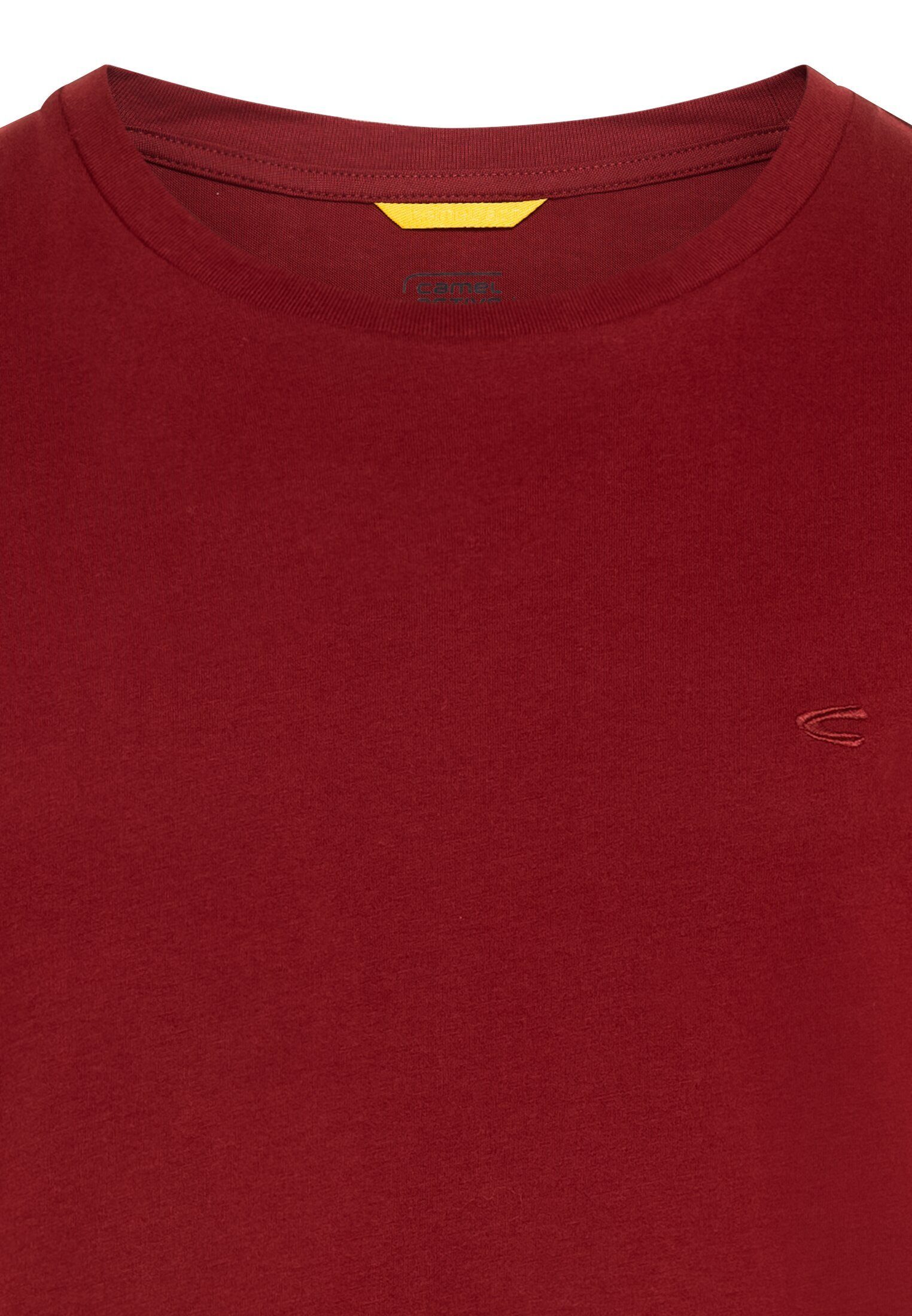 Organic T-Shirt camel Amber aus Red active Cotton