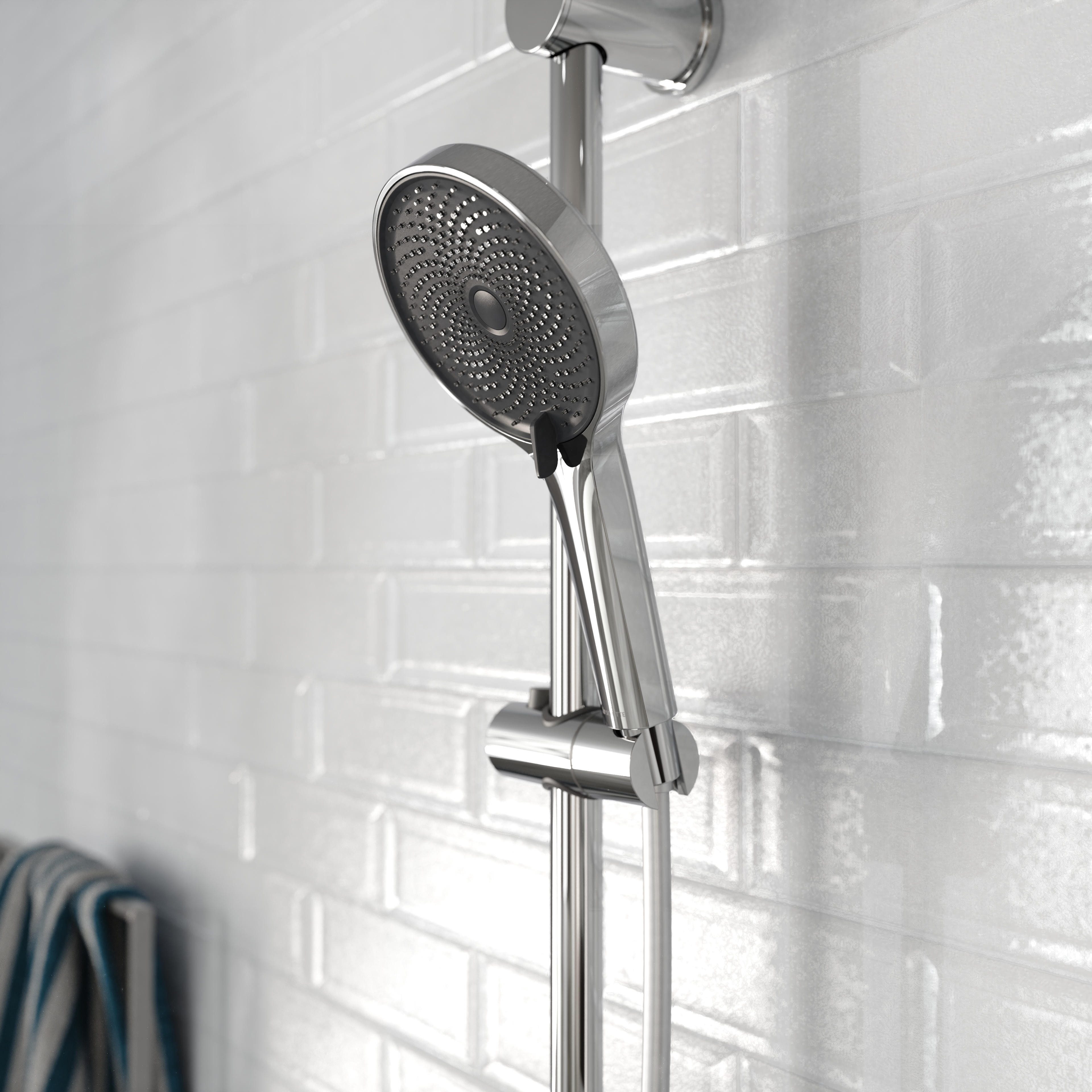 Schütte Handbrause SAMOA RAIN, (1-tlg), Inkl. Wasserspardichtung-bis zu 50 % Wasserersparnis, Antikalk-Noppen