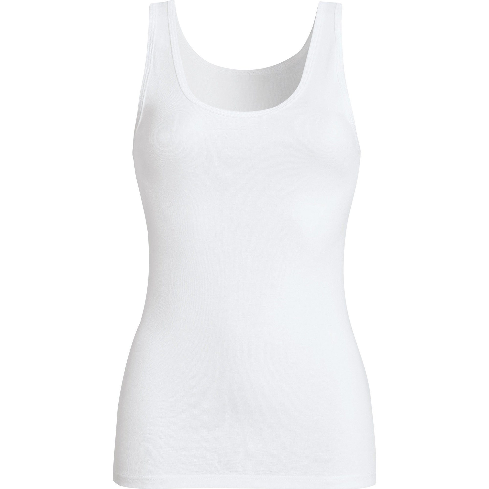 conta Unterhemd Damen-Unterhemd 2er-Pack Feinripp Uni