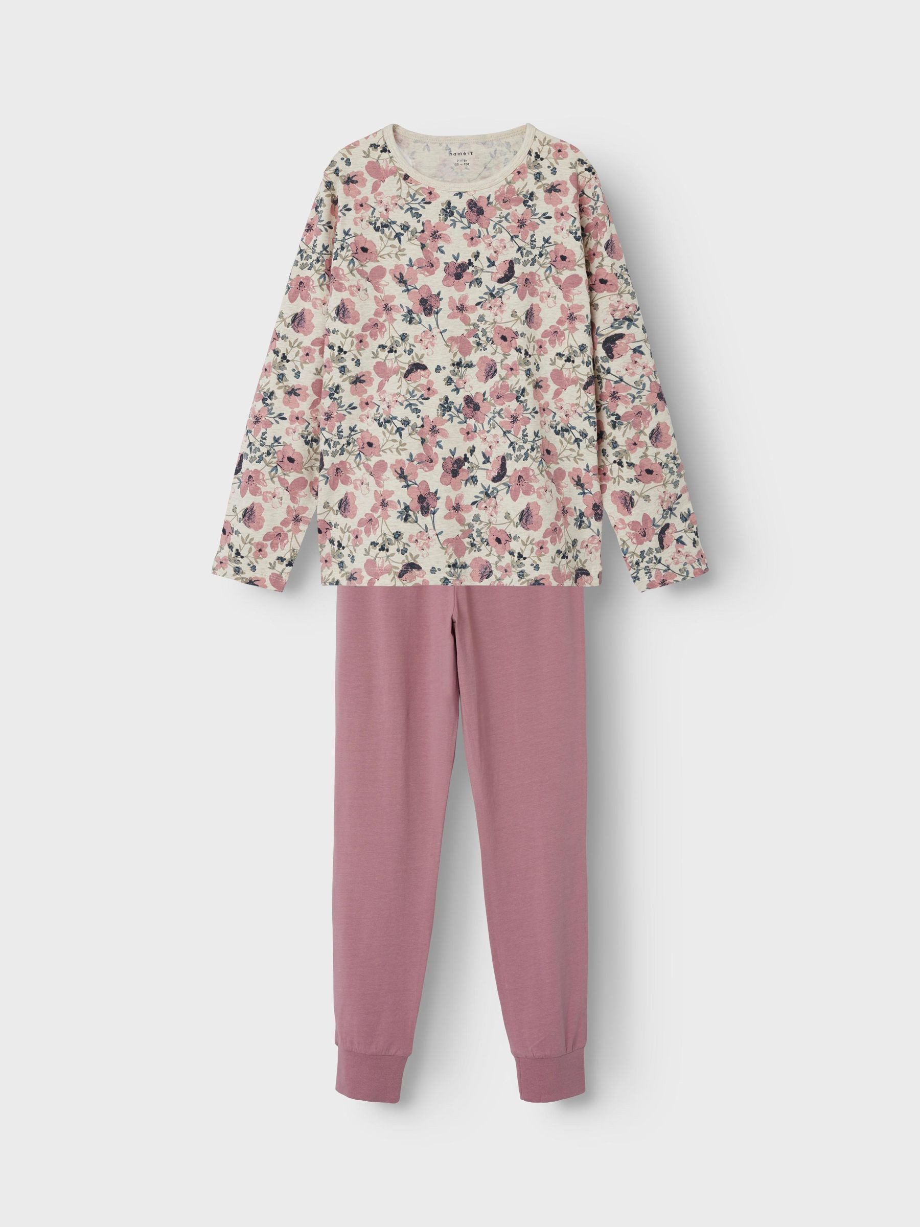 Name It Pyjama NKFNIGHTSET NOSTALGIA FLOWER NOOS (Set, 2 tlg) in Basic-Form