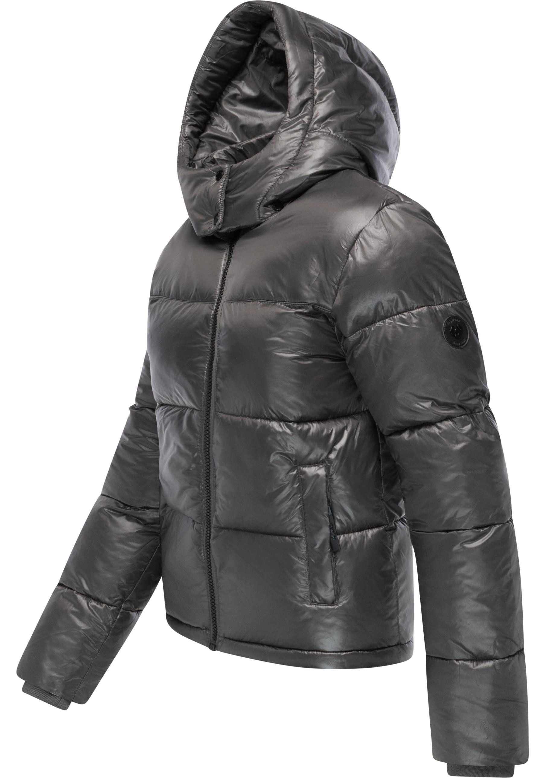 Ragwear Steppjacke Roobie II Matt glänzende Damen Winterjacke mit Kapuze günstig online kaufen
