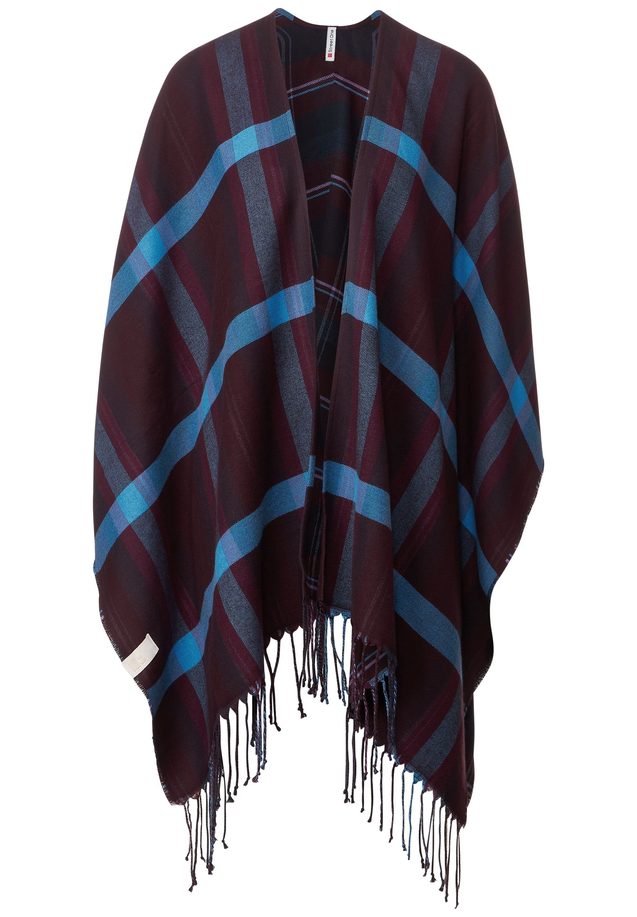 STREET Strickponcho Multicolour ONE im Look