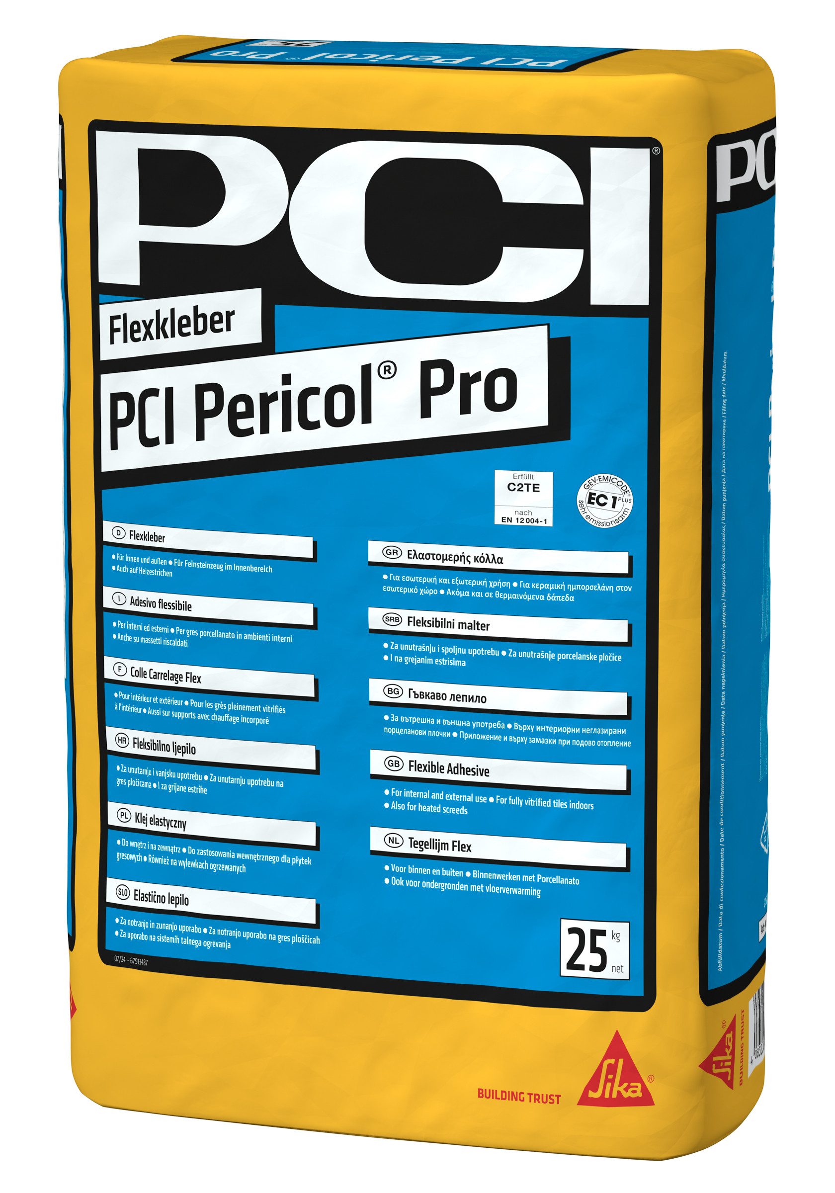 PCI Fliesenkleber PCI Pericol® Pro grau 25 kg, 26.5 kg