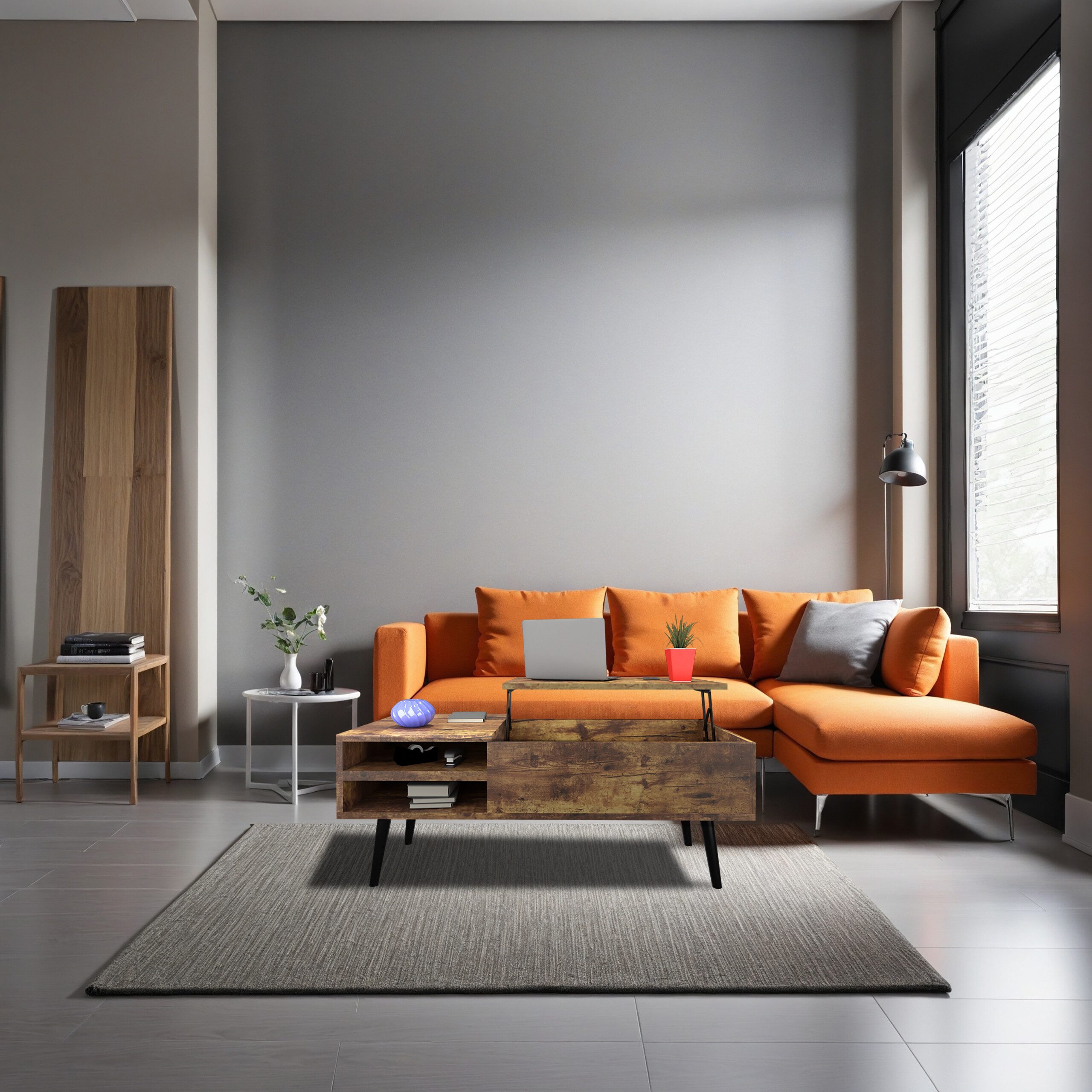 relaxdays Couchtisch Aufklappbarer Couchtisch günstig online kaufen