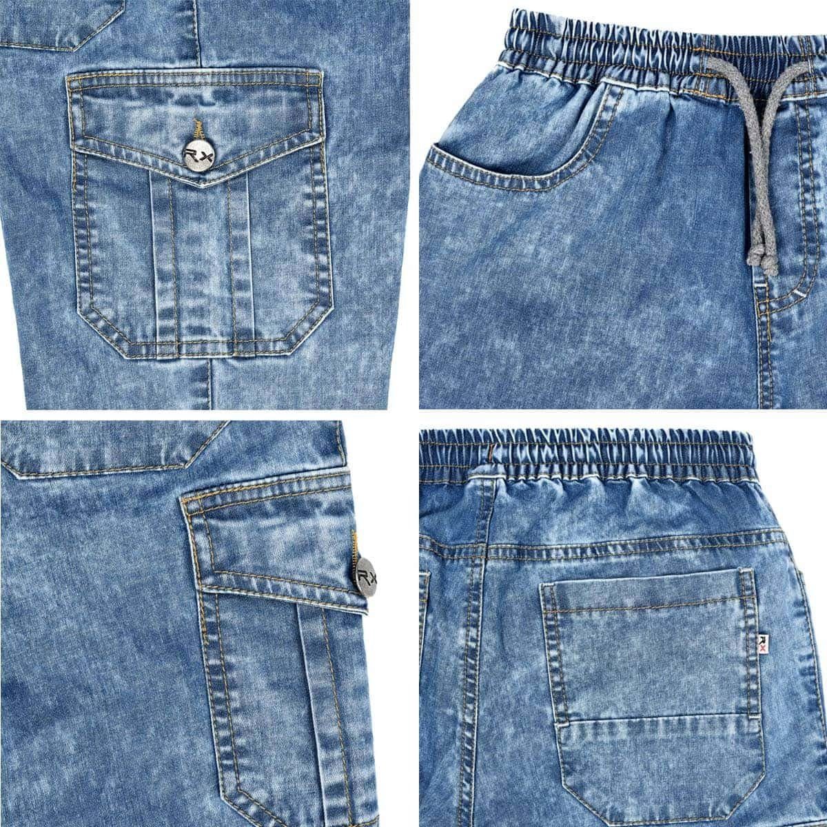 BEZLIT Cargoshorts Kinder Hellblau Cagro (1-tlg) Jeans Jungen Shorts