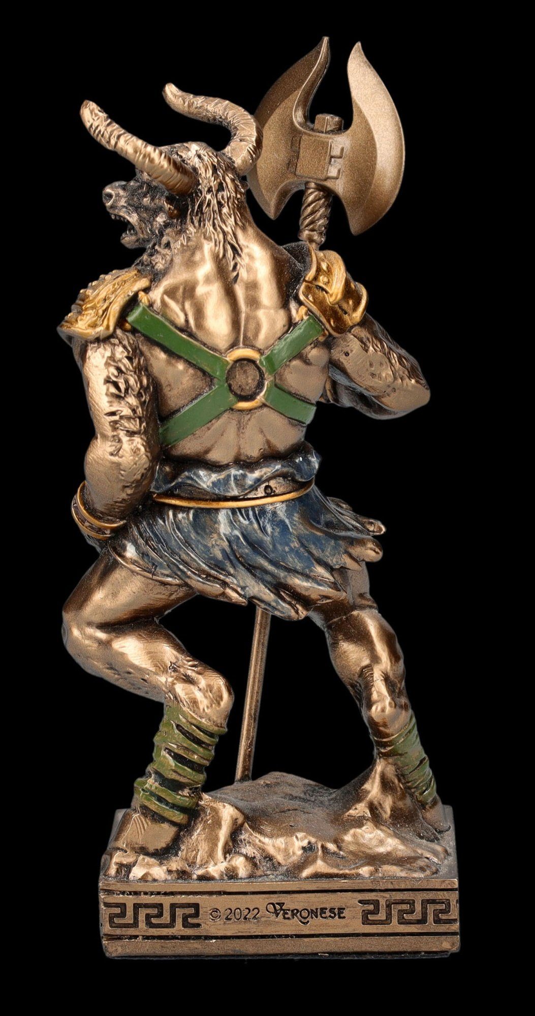 Mythologie Figuren Figur Doppelaxt Shop griechische - GmbH Dekofigur Minotaurus Veronese - - klein