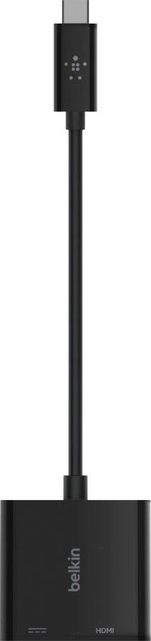 Belkin USB-C auf HDMI-Adapter mit 60 W PD Laptop-Adapter USB Typ C zu USB Typ C, 13 cm