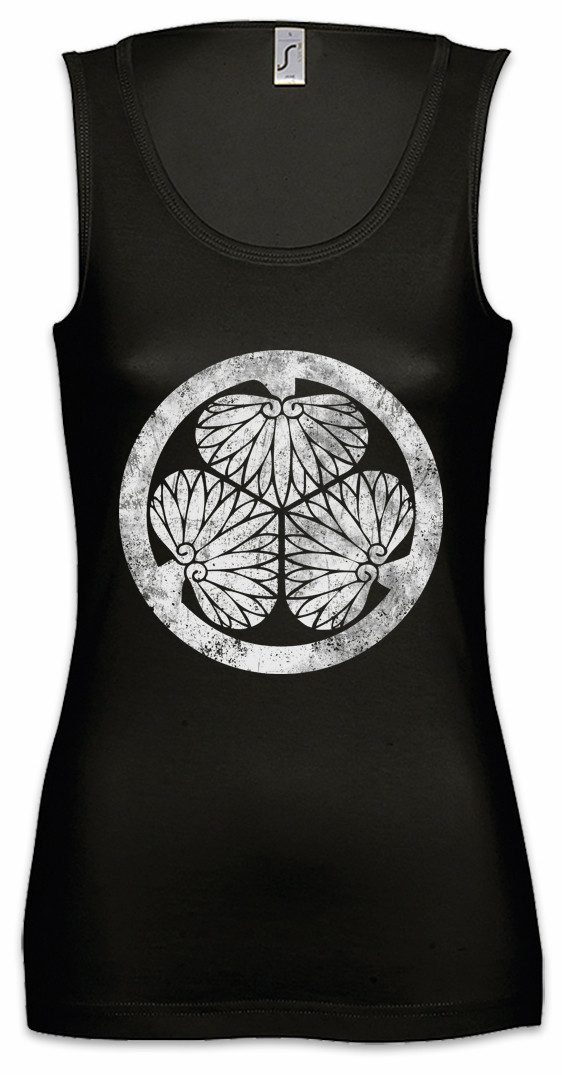 Tanktop Tokugawa Clan Logo Mon Ärmelloses Damen T-Shirt Shogunat Shogun Oda
