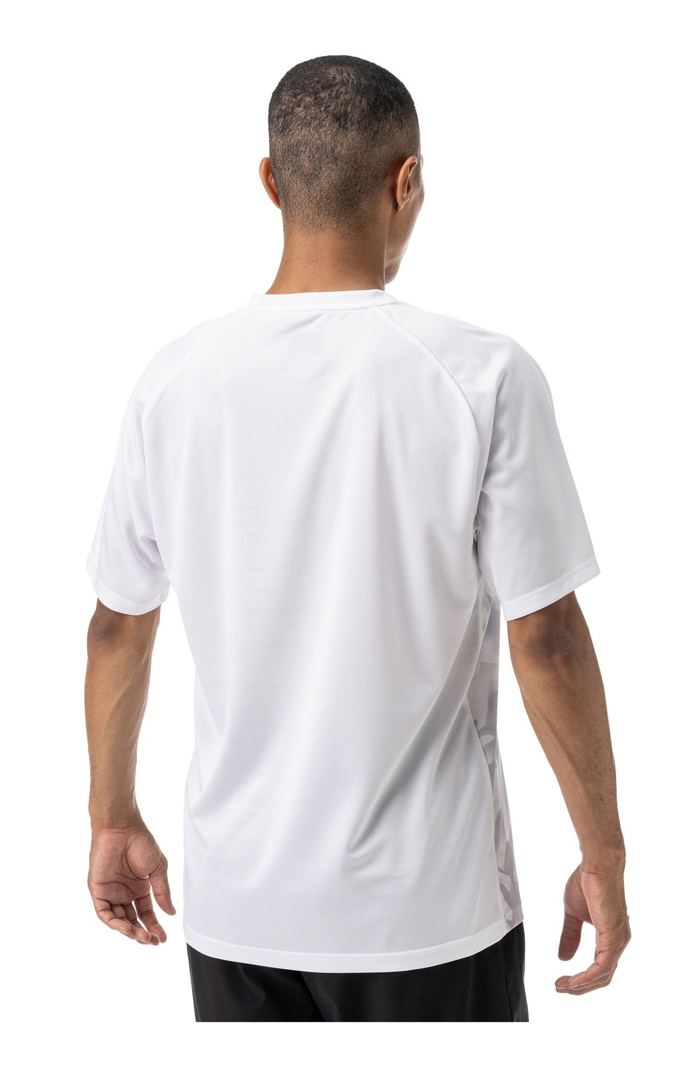 Yonex T-Shirt Crew Neck Club Team YM0033 (100% Polyester) 2025 weiss Herren