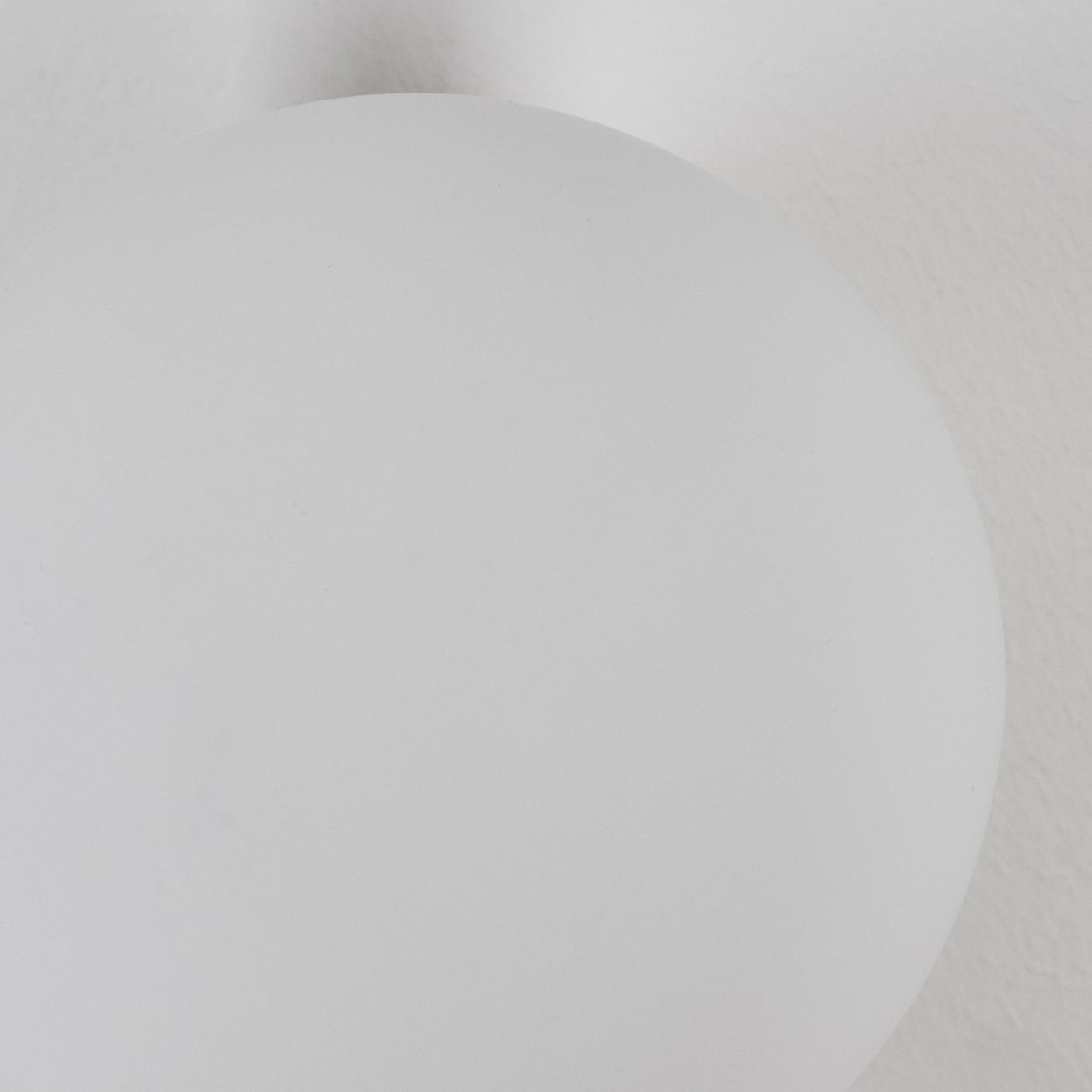 hofstein Wandleuchte Wandlampe aus Metall/Glas in Schwarz/Weiß, ohne Leuchtmittel, Leuchte mit Glasschirmen, An/-Auschalter, 3xG9, ohne Leuchtmittel