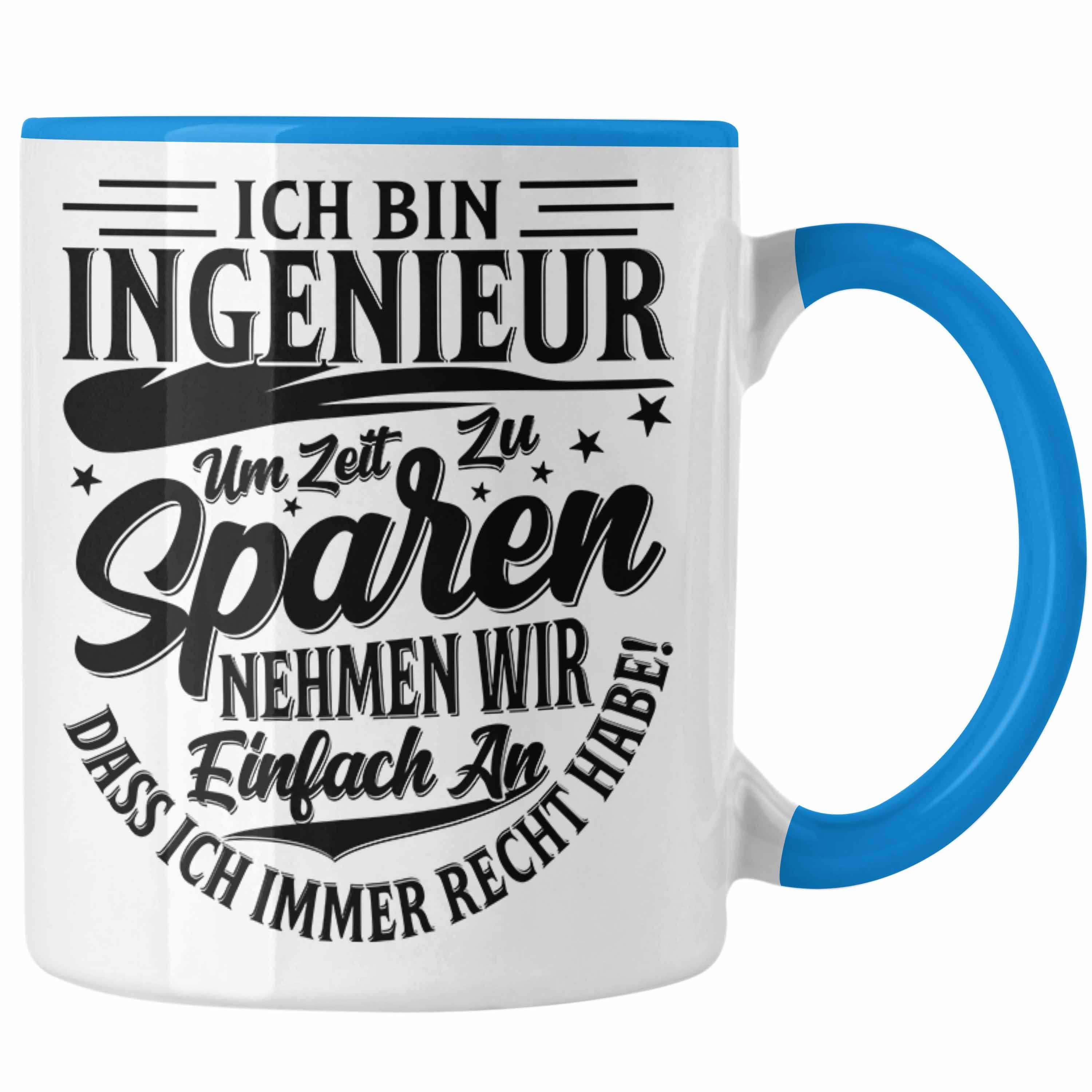 Ingenieurswesen Geschenk Sprüche Tasse Blau Trendation Geschen Geschenkidee Tasse Ingenieur