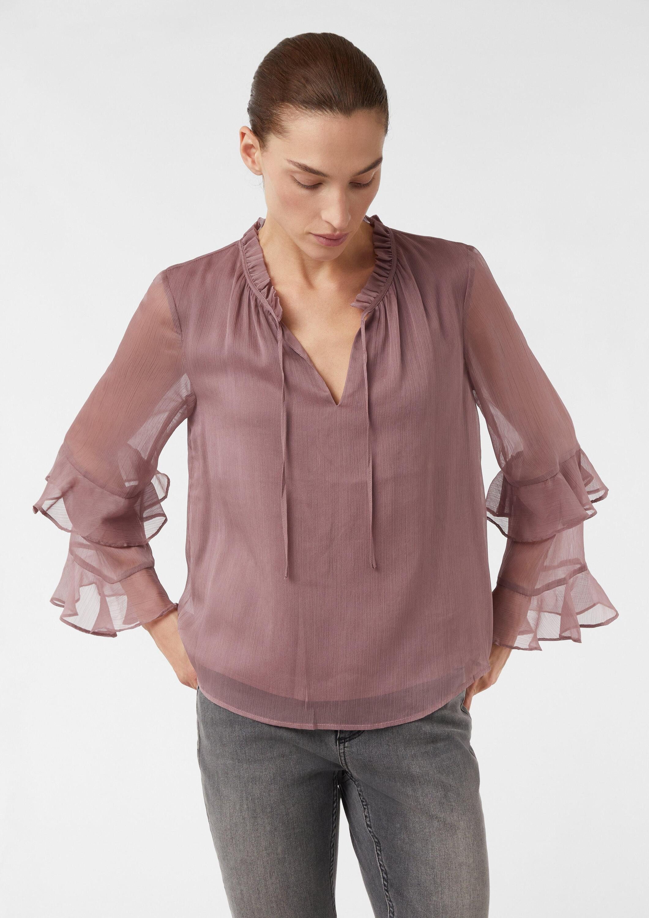 comma Langarmbluse Bluse (1-tlg) günstig online kaufen