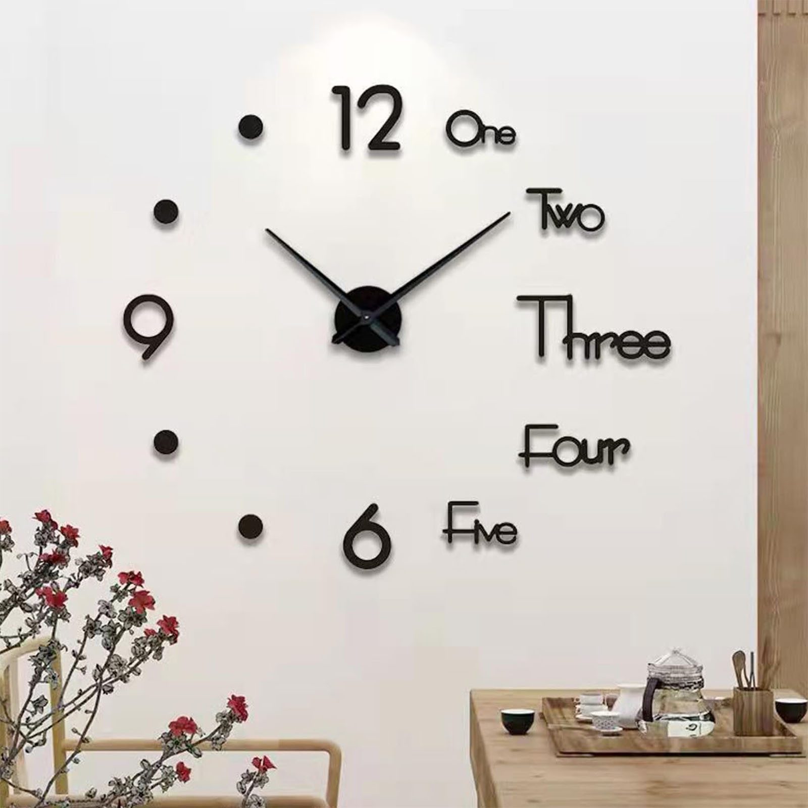 OKWISH Wanduhr DIY Wand Uhr Acryl günstig online kaufen