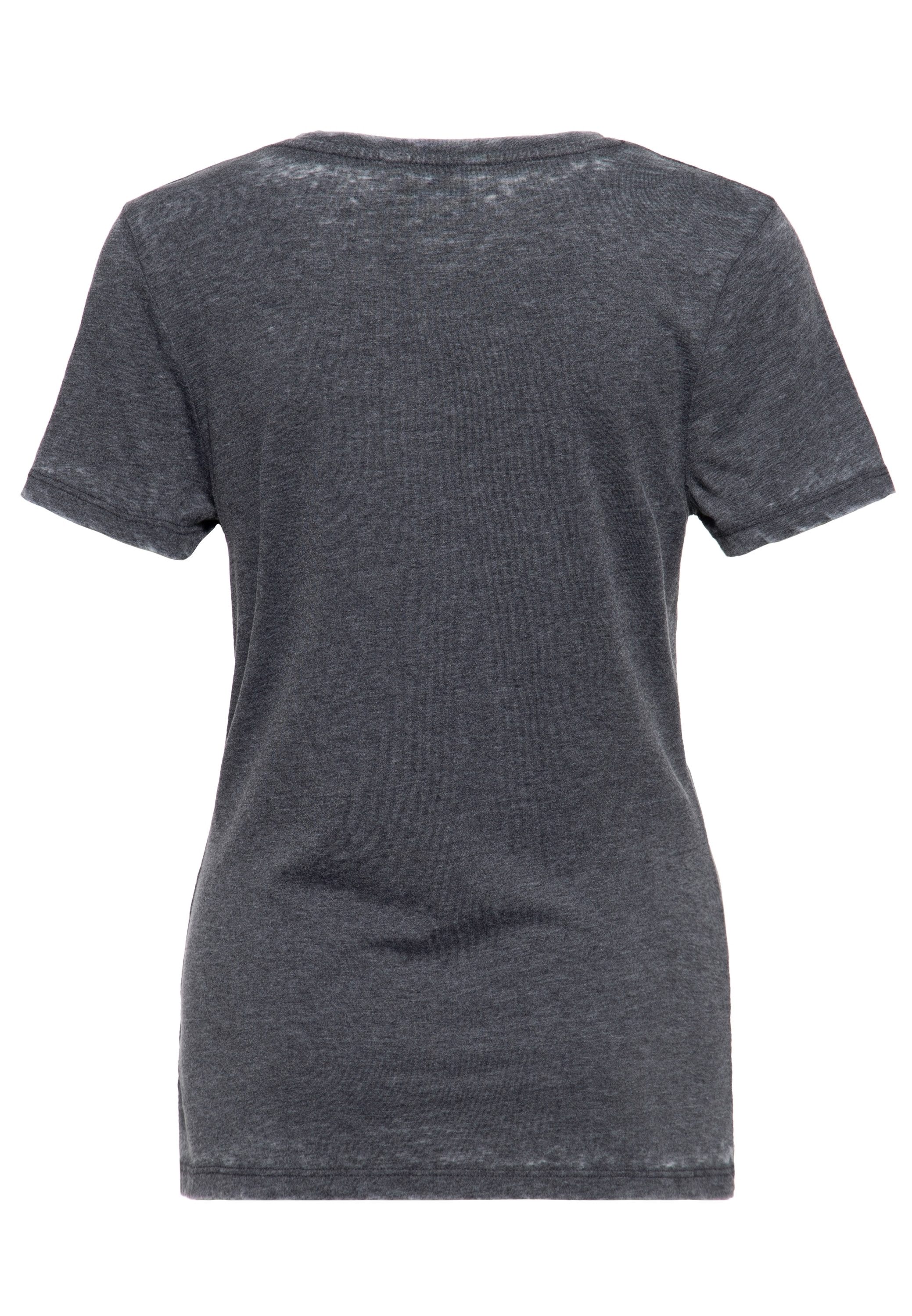 QueenKerosin Print-Shirt Hasta La Muerte (1-tlg) mit Frontprint im Día de M günstig online kaufen