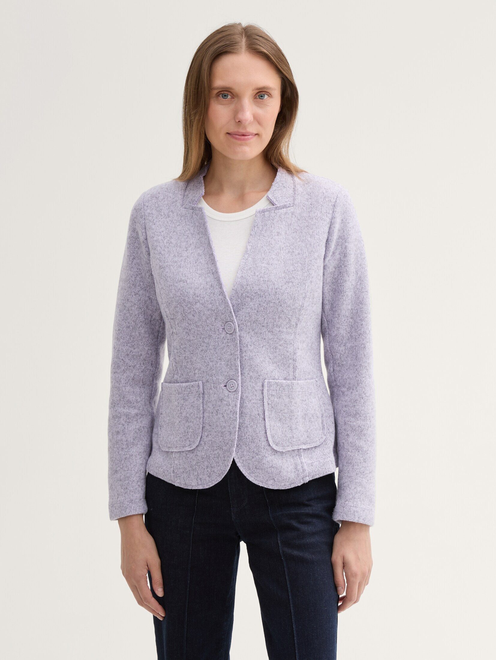 Jackenblazer Blazer mit aufgesetzten Taschen