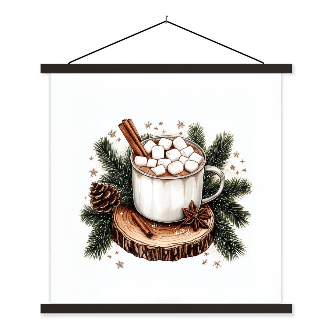 MuchoWow Poster Winter - Holz - günstig online kaufen