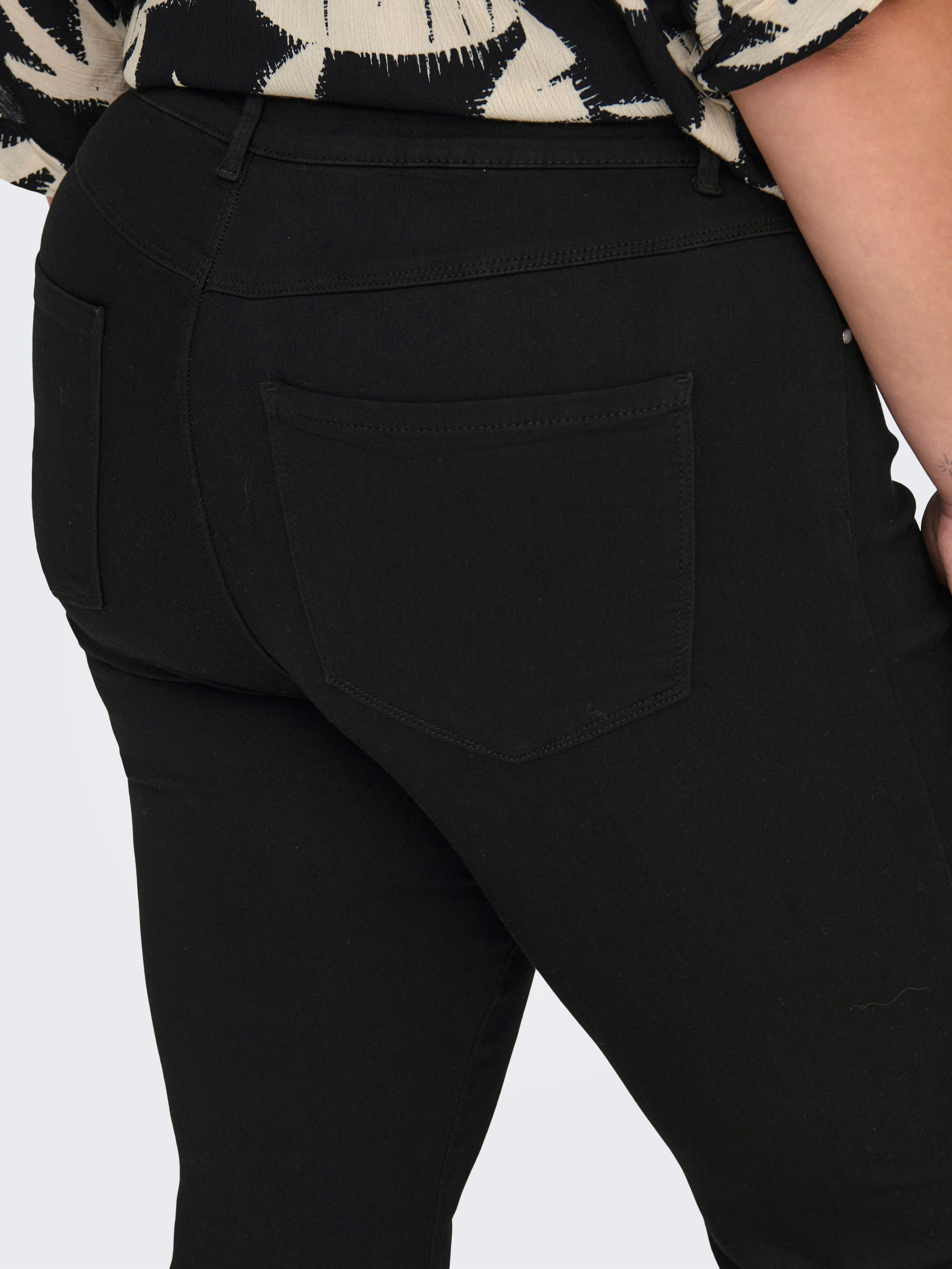 ONLY CARMAKOMA Bootcut-Jeans CARTHUNDER LIFE MID PUSH UP FLARED DNM