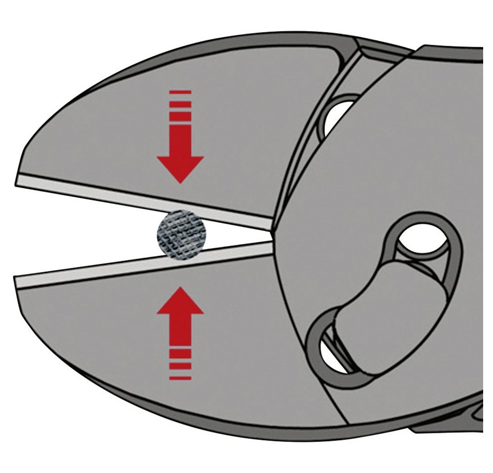 Thumbnail - Knipex Seitenschneider Knipex TwinForce 73 72 180 Werkstatt Kraft-Seitenschneider mit Facette