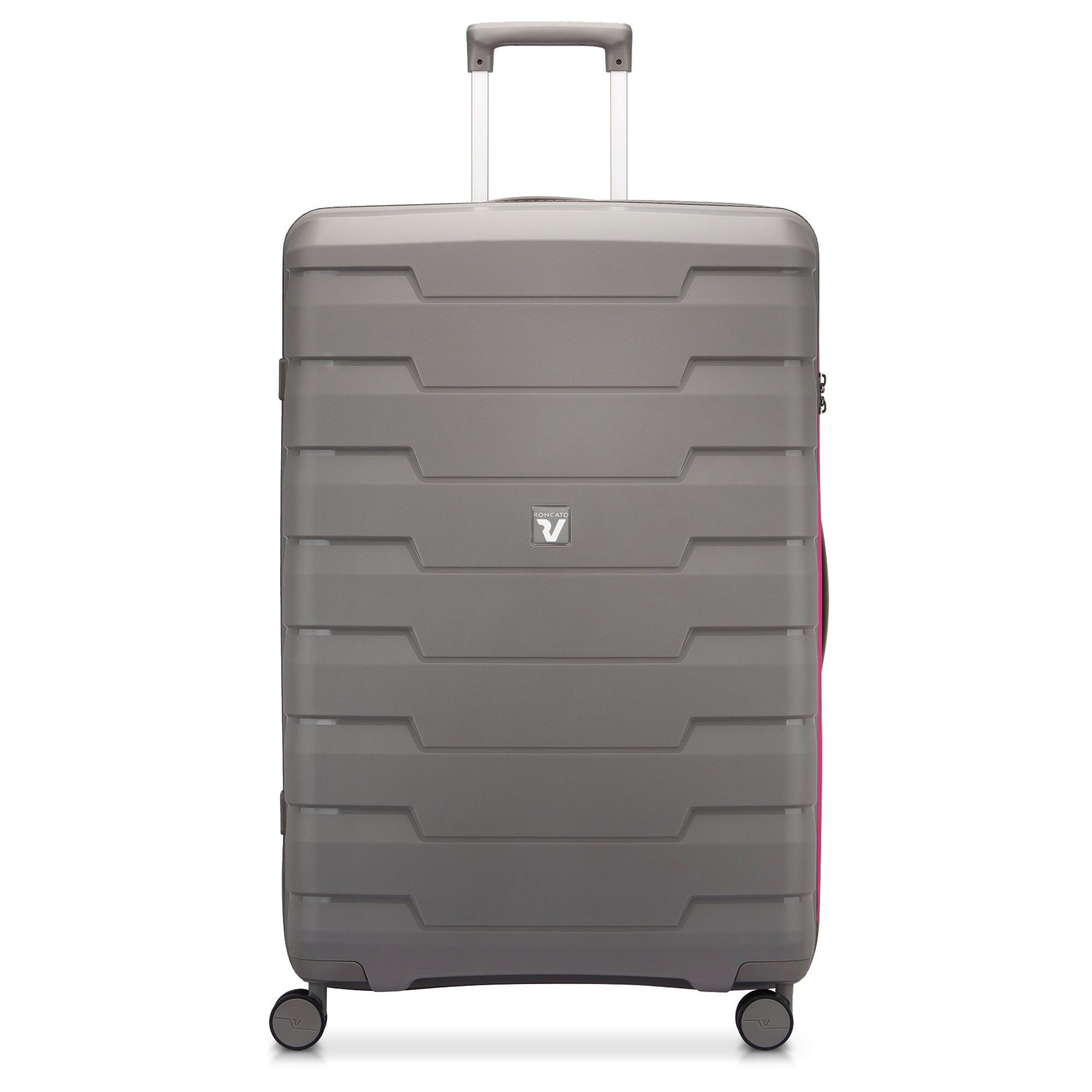 RONCATO Koffer Skyline 2.0 Neon - 4-Rollen-Trolley L 79 cm (grey), 4 Rollen