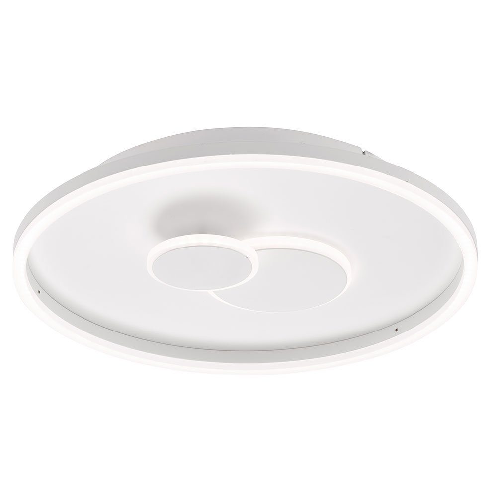 WOFI LED Deckenleuchte, LED-Leuchtmittel fest verbaut, Warmweiß, Deckenlampe Leuchten dimmbar über Schalter weiß LED Deckenlampe rund