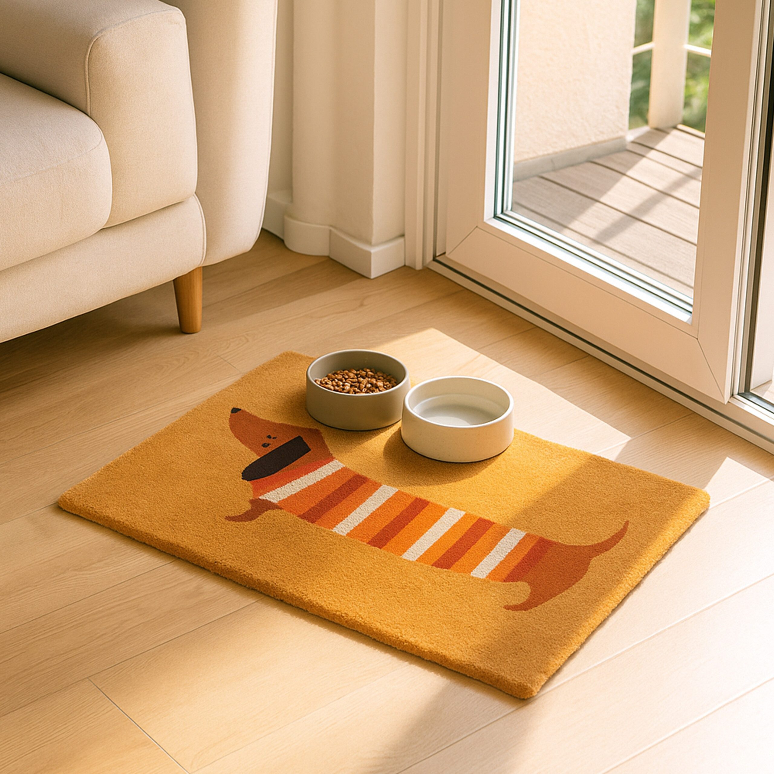 relaxdays Fußmatte Kokos Fußmatte Tiere 60x40 cm, rechteckig, Höhe: 600 mm, günstig online kaufen