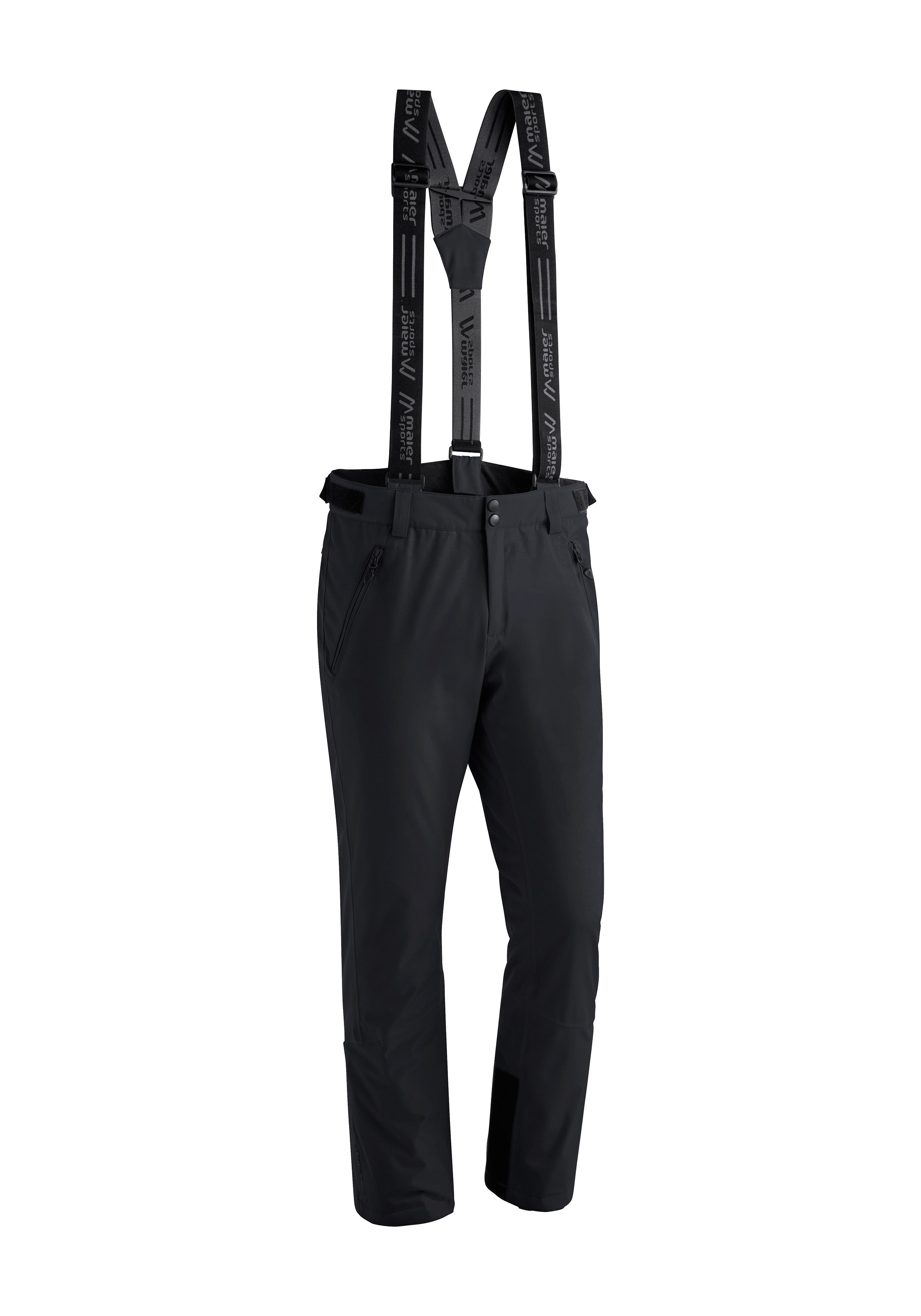Maier Sports Skihose Anton slim Herren Schneehose mit Hosenträgern, wind/wasserdicht, Slim Fit