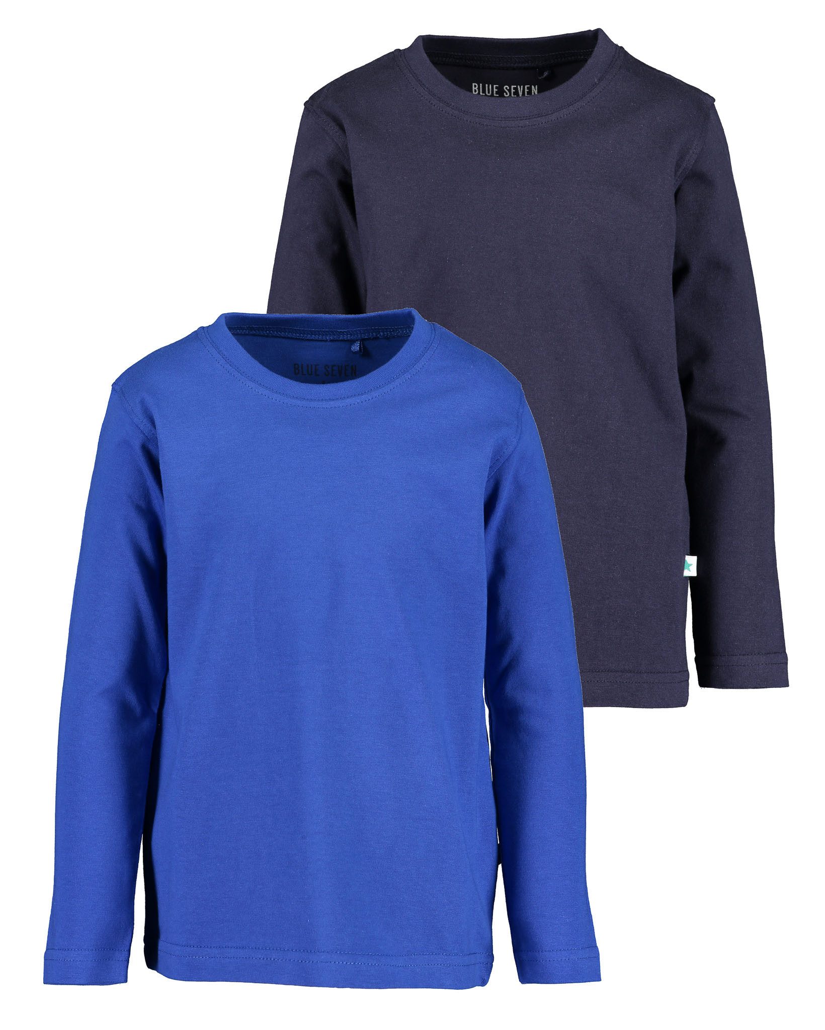 Blue Seven Longsleeve Blue Seven 2 er Pullover Set für Jungs Ocean + Nachtblau Orig 92
