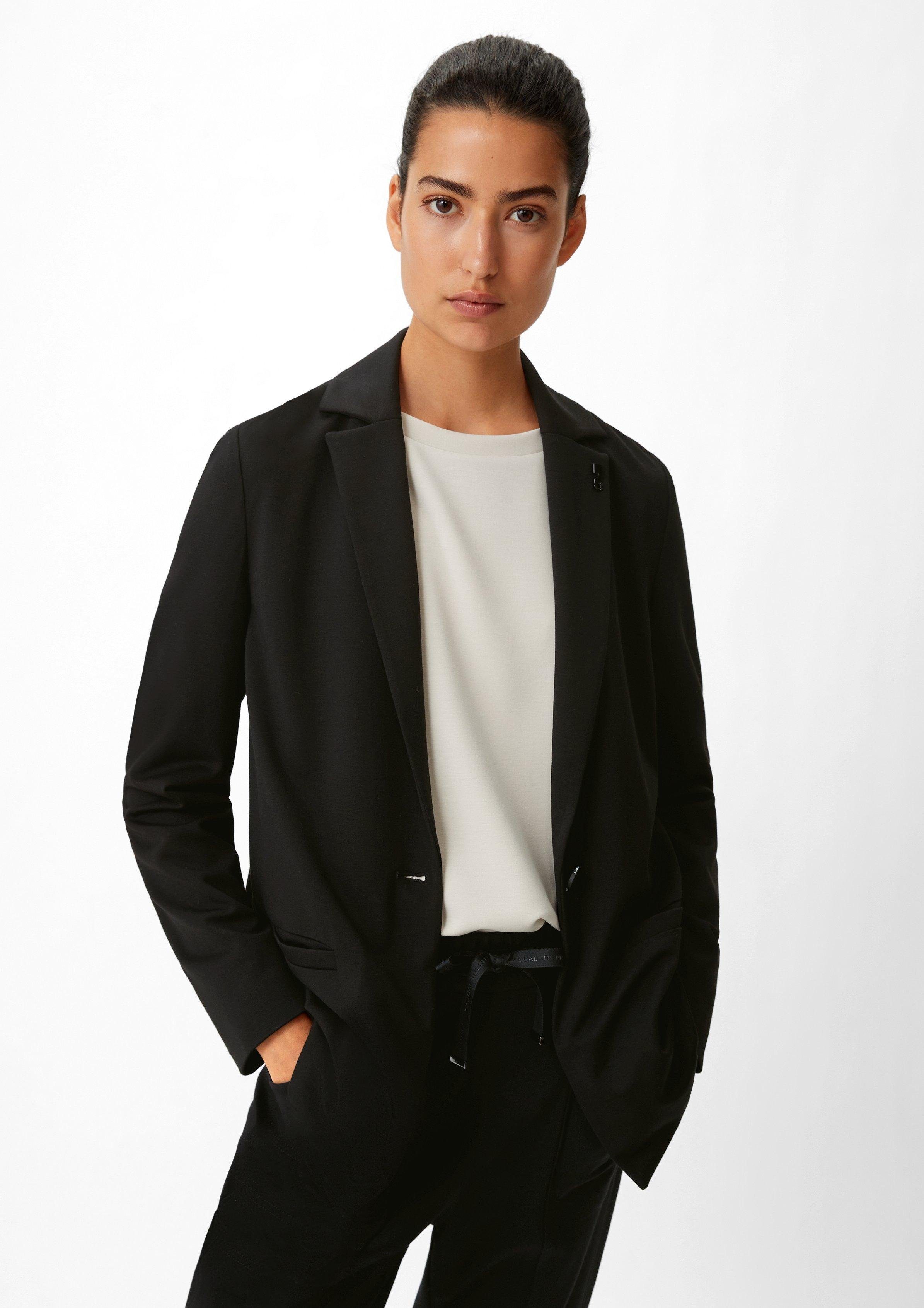 Blusenblazer Blazer aus Viskosemix