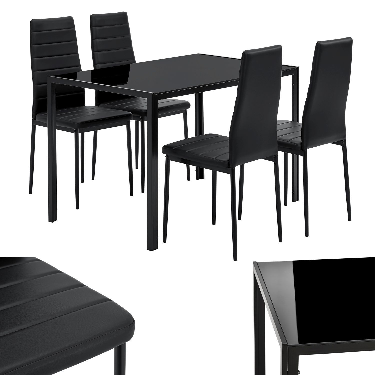 Juskys Essgruppe Dalya, (5-tlg), großer Esstisch, günstig online kaufen