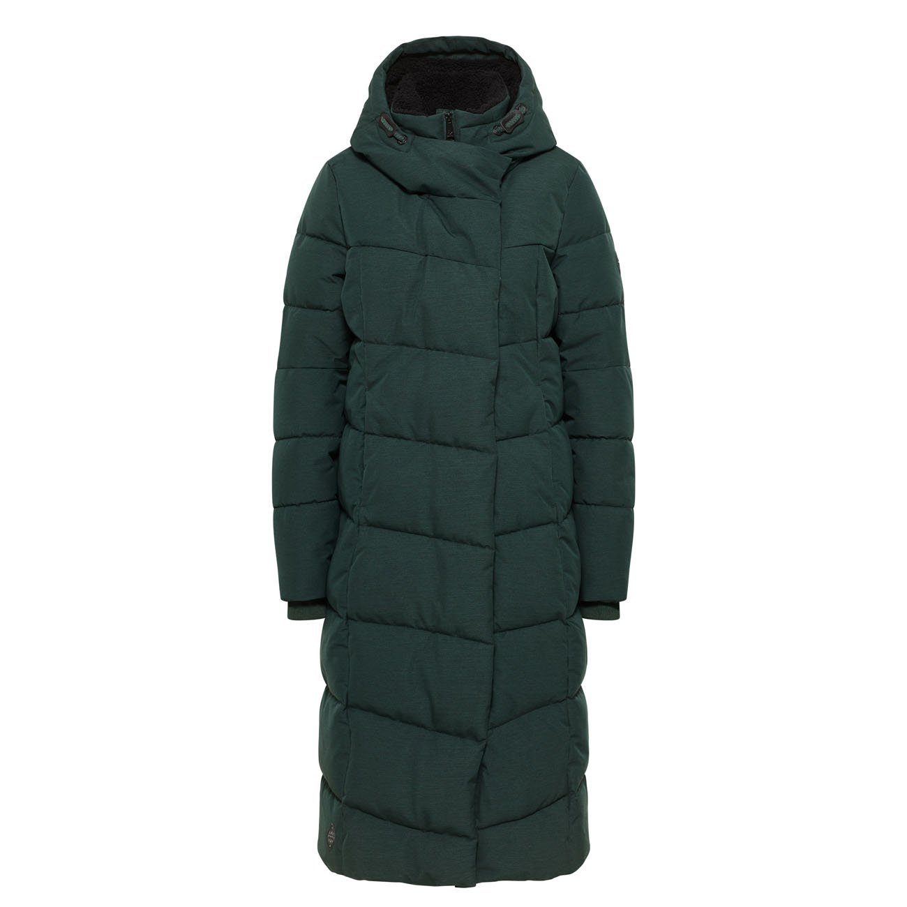 Winterjacke Ragwear Pavla Long Jacket Damen Dark Green