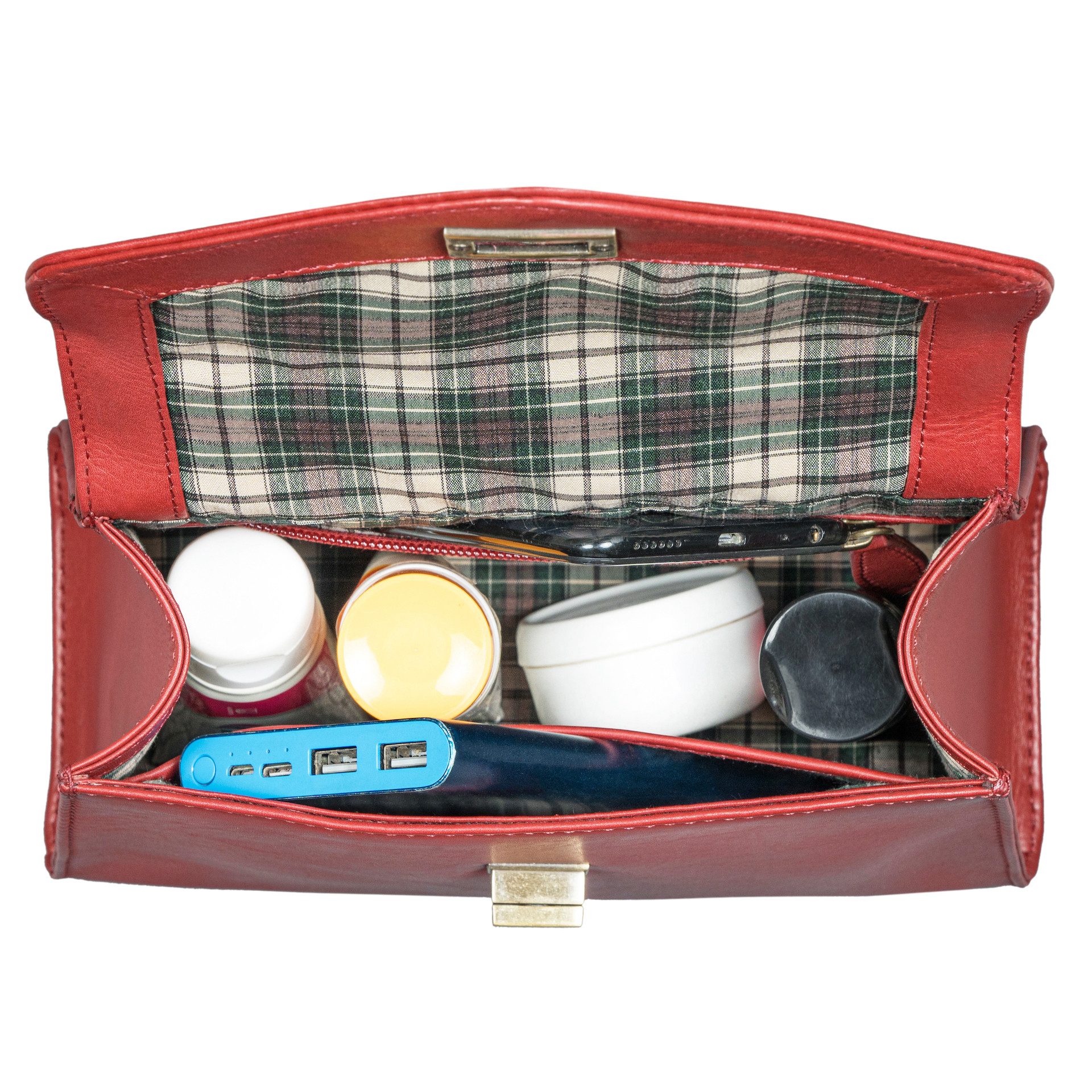 Benthill Handtasche Damen Echt Leder Handtasche Frauen Henkeltasche Vintage Schultertasche, Schultergurt / Umhängegurt Reißverschlussfach