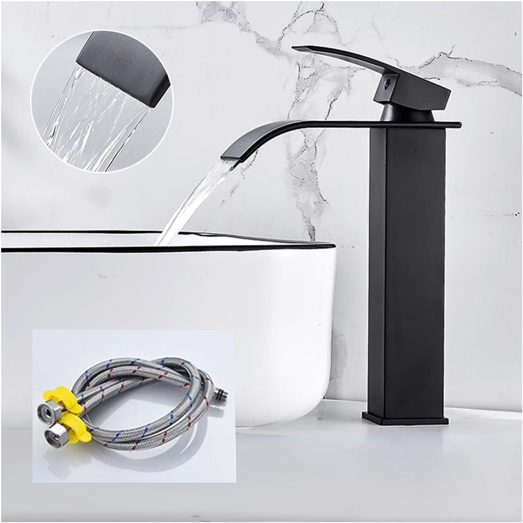 Mutig Waschtischarmatur Wasserhahn Bad,Chrom Messing Wasserhahn günstig online kaufen