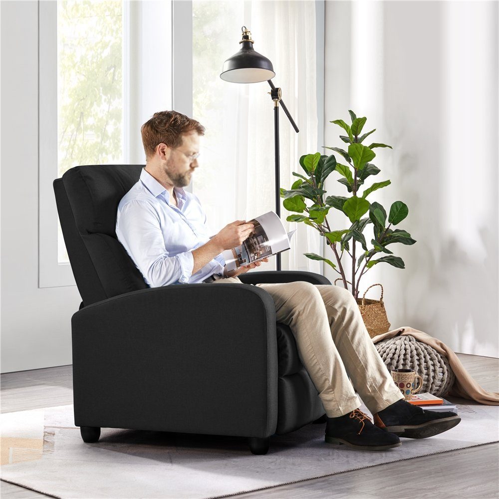 Yaheetech Relaxsessel Loungesessel mit Liegefunktion, Fernsehsessel Einzels günstig online kaufen