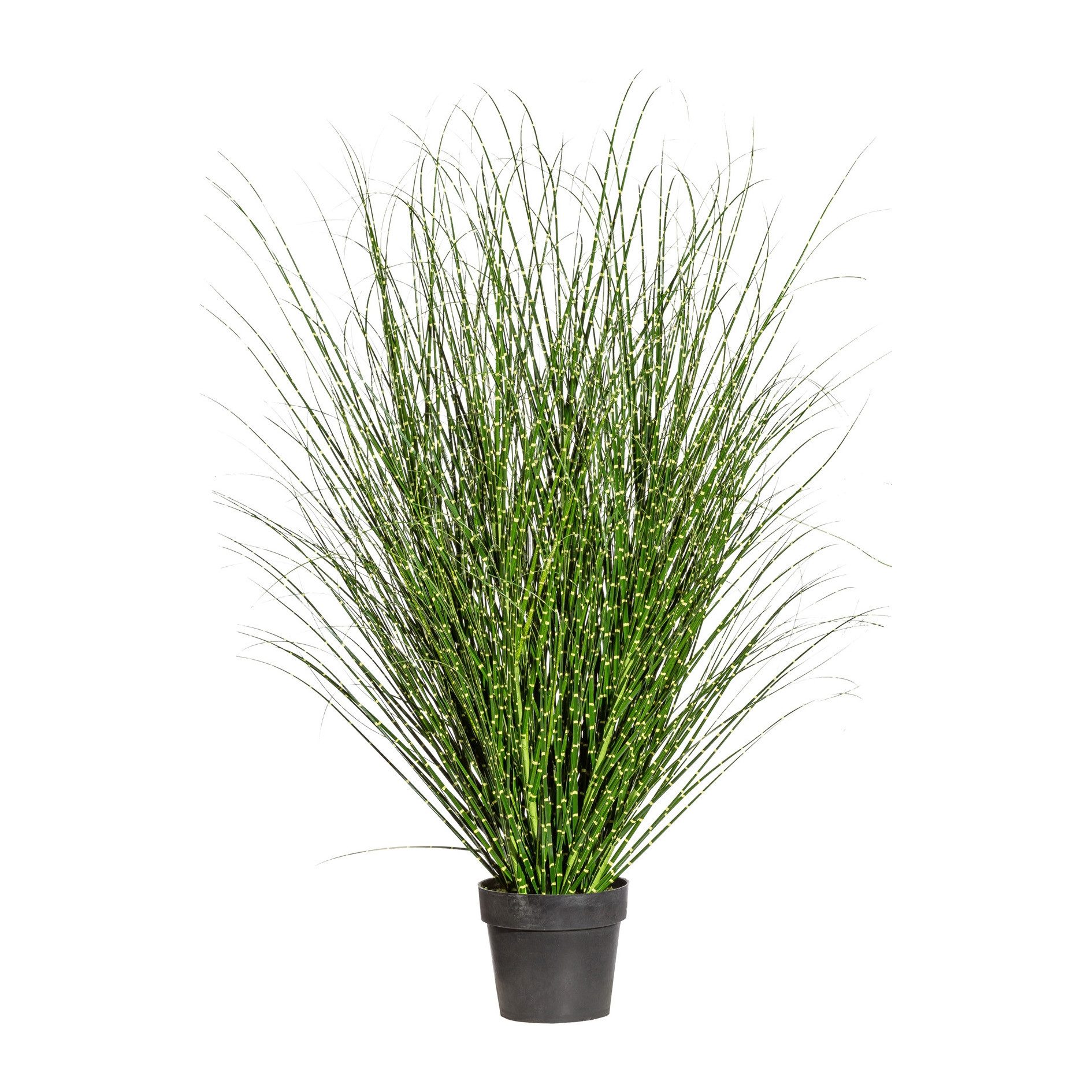 Kunstpflanze Miscanthus Zebrinus, ca 140cm im Kunststofftopf 19x17cm Kunstpflanze