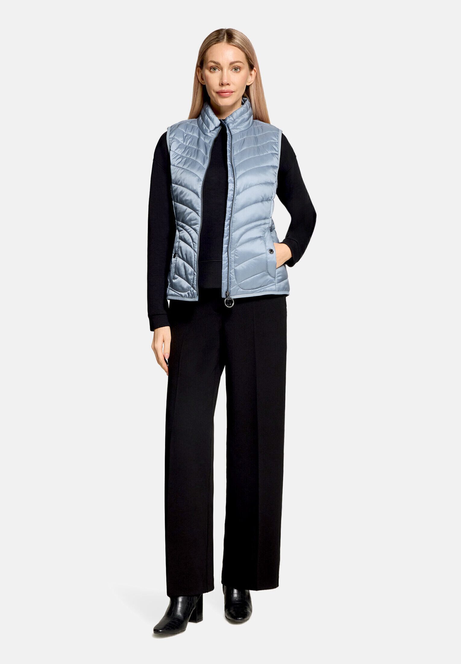 Betty Barclay Strickweste Damen mit Stehkragen