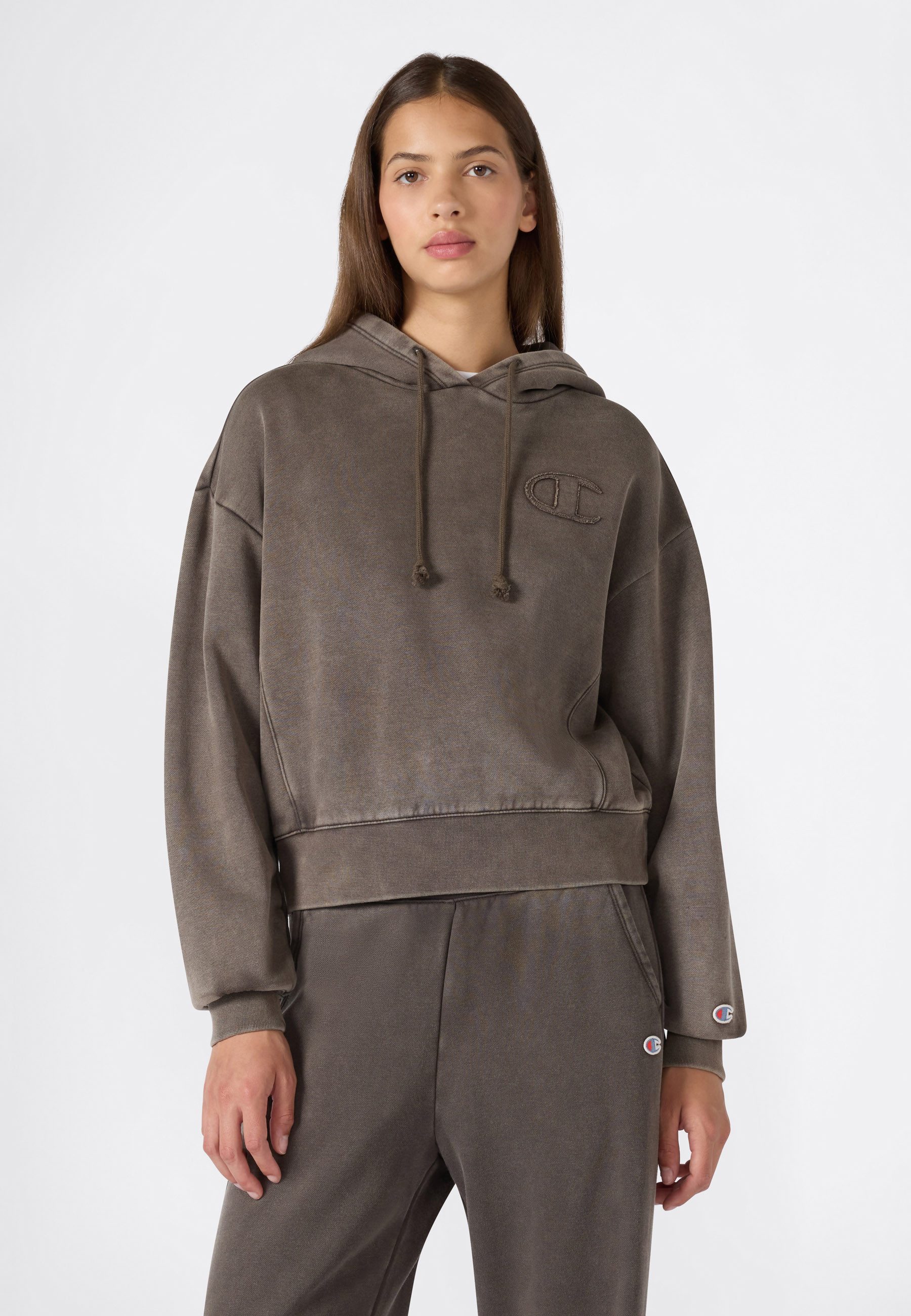 Champion Kapuzensweatshirt SPORTWEAR HOODIE Loose Fit Washed mit Washed-Optik, Loose Fit, aus Baumwolle und Polyester