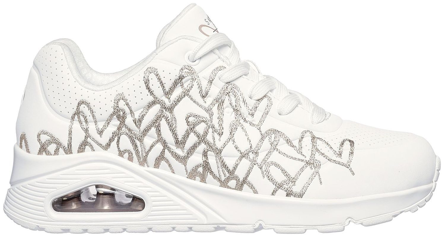 Skechers Skechers Uno Golden Heart Weiß WTRG Sneaker